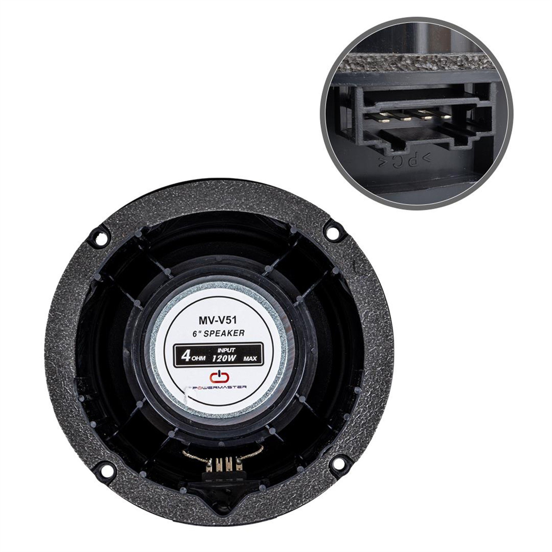 MagicVoice MagicVoice MV-V51 6'' 16 Cm 4 Ohm Max 120 Watt Oto Hoparlör Tekli (Volkswagen) - Oto Hoparlör