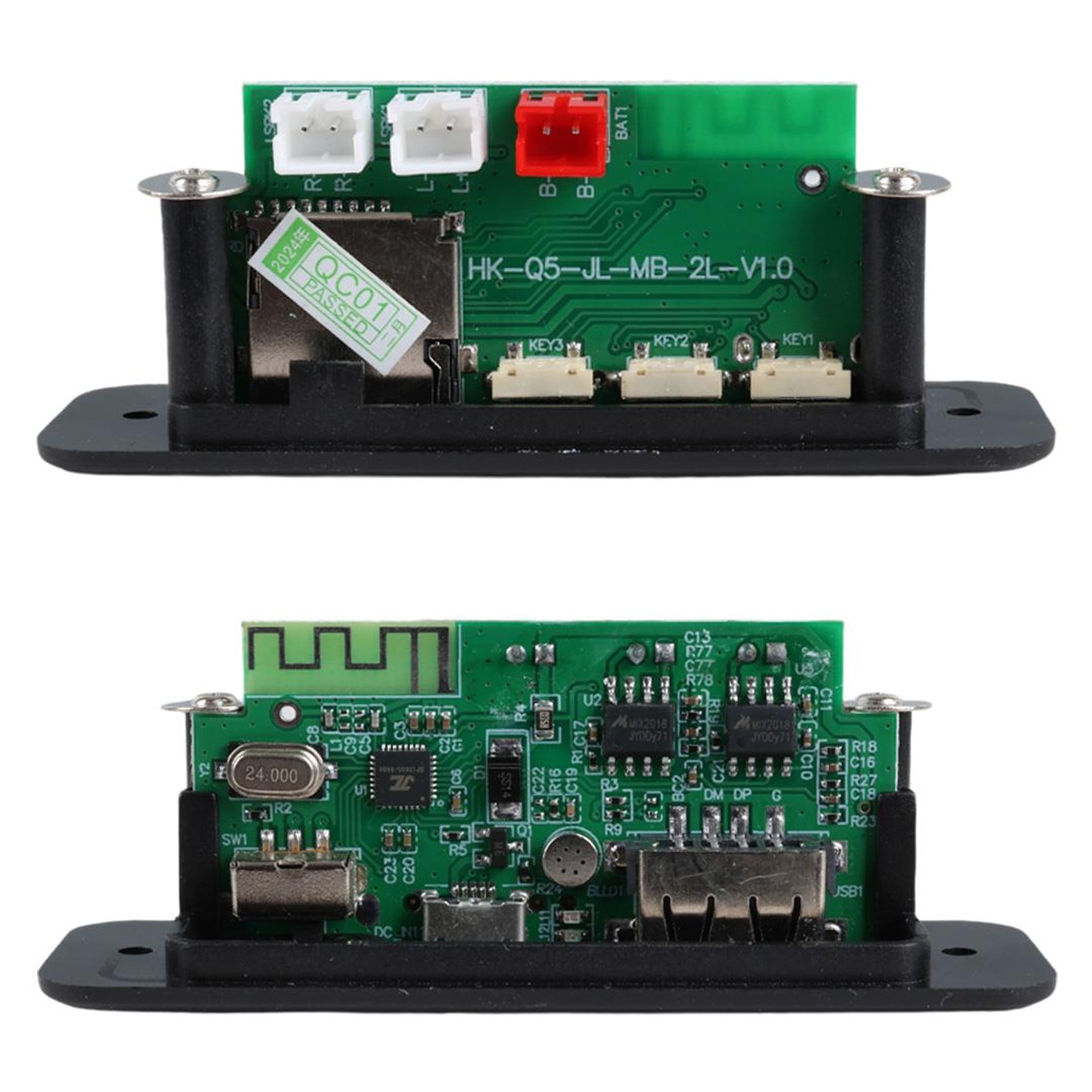 MagicVoice Magicvoice Q5 USB-SD-Bluetooth 2*3W Mp3 Oto Teyp Çevirici (70X20MM) - Oto Aksesuarları