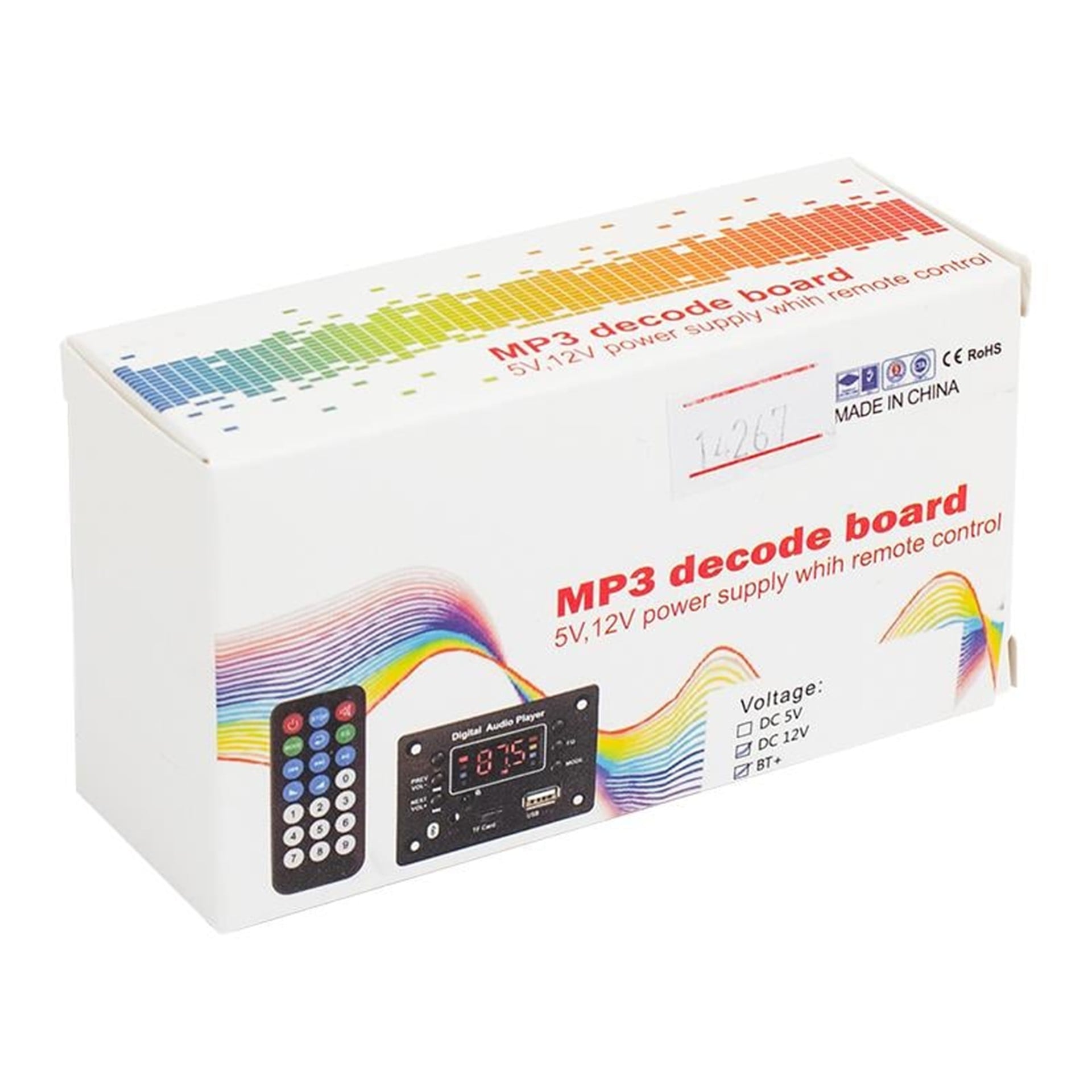 MagicVoice Magicvoice USB-SD-Bluetooth-Aux Kumandalı Oto Teyp Çevirici MV-016B - Oto Aksesuarları