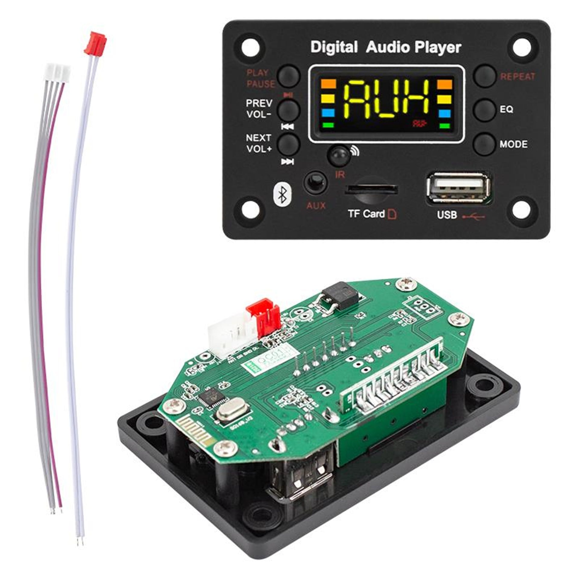 MagicVoice Magicvoice USB-SD-Bluetooth-Aux Kumandalı Oto Teyp Çevirici MV-016B - Oto Aksesuarları