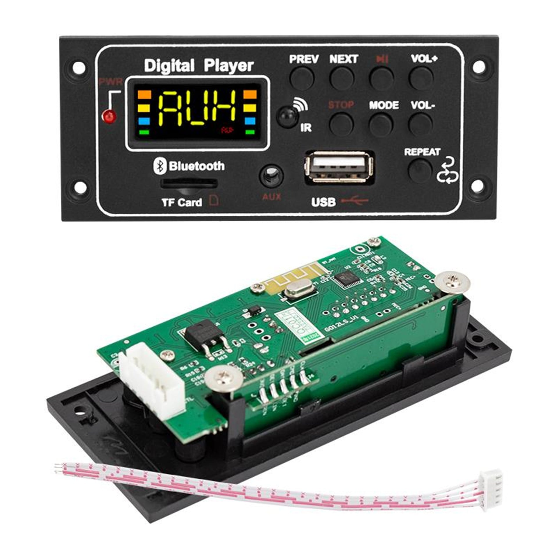 MagicVoice Magicvoice USB-SD-Bluetooth-Aux Kumandalı Oto Teyp Çevirici MV-012 - Oto Aksesuarları
