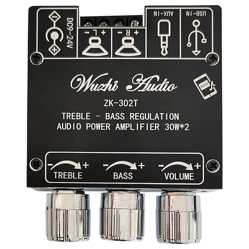 MAGICVOICE XK-302T TİZ-BAS AYARLI SES GÜÇ AMPLİFİKATÖRÜ 30W X 2