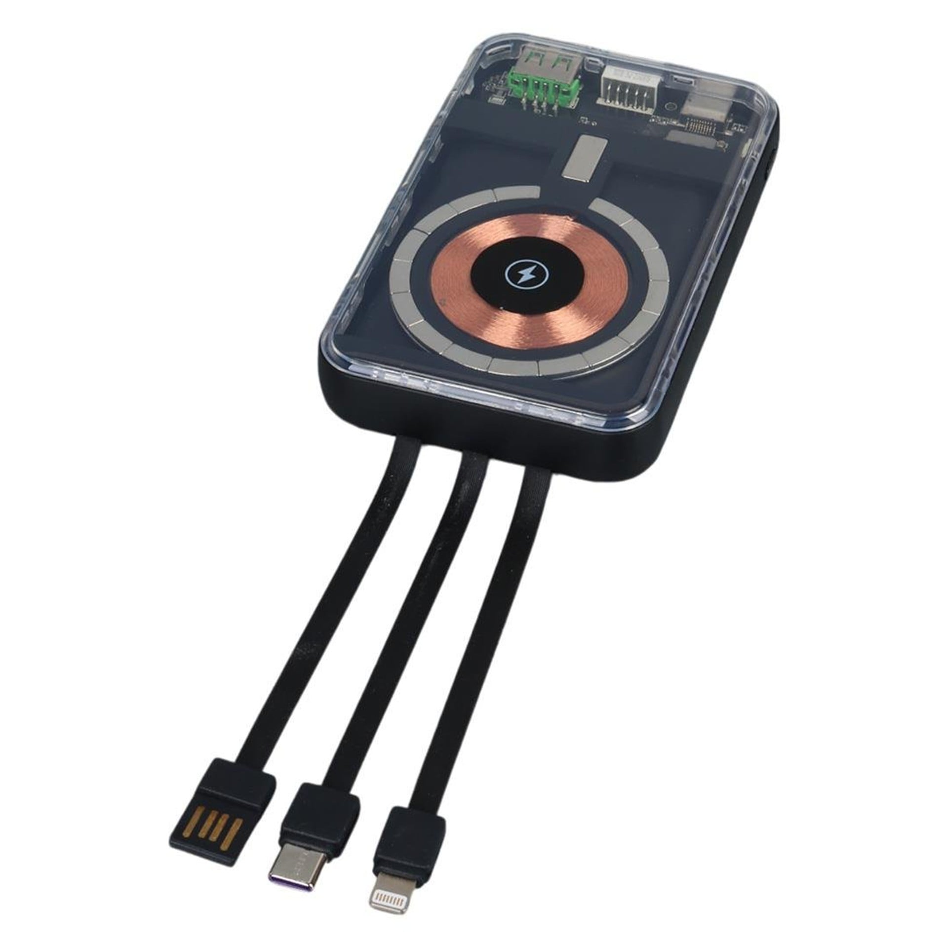 Maxron Maxron MS07 10000 mAh 22.5 Watt Wireless Şarj Özellikli Magsafe Powerbank - Powerbank
