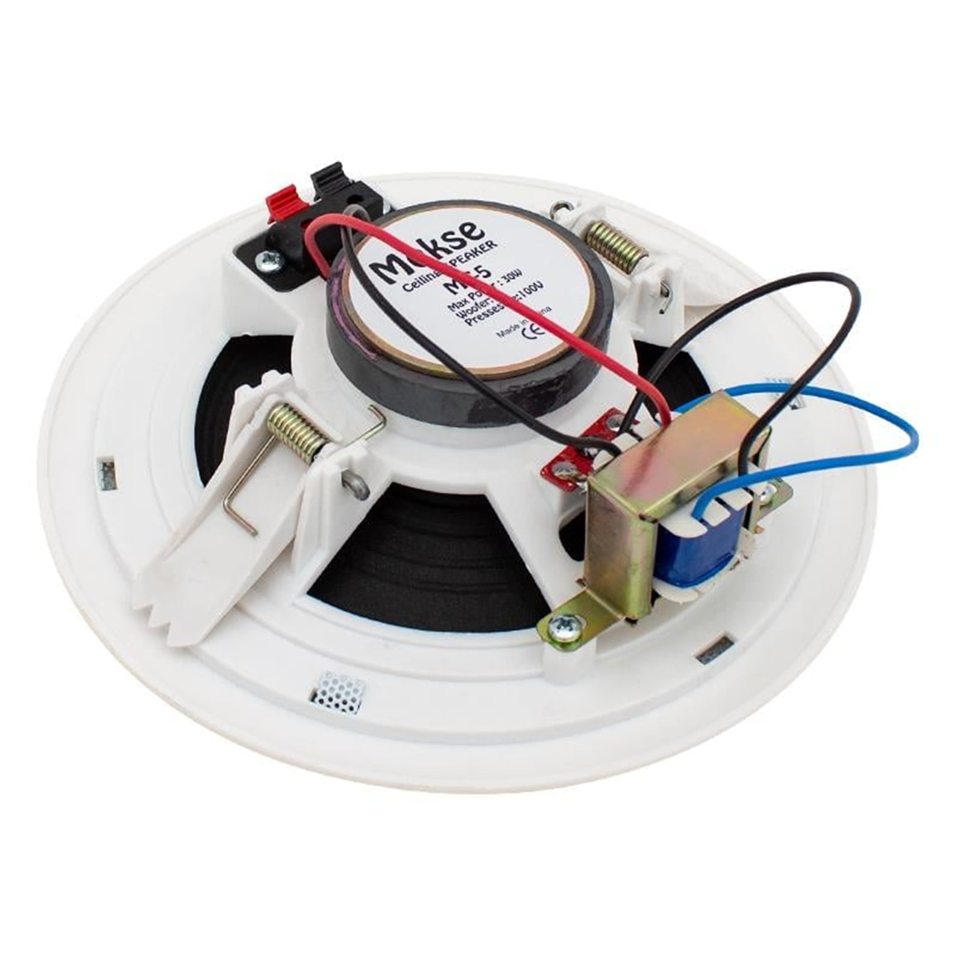 Mekse Mekse 13 Cm 8 Ohm 30 Watt 100V Beyaz Alçıpan Trafolu Hoparlör MT-5 - Trafosuz Hoparlör