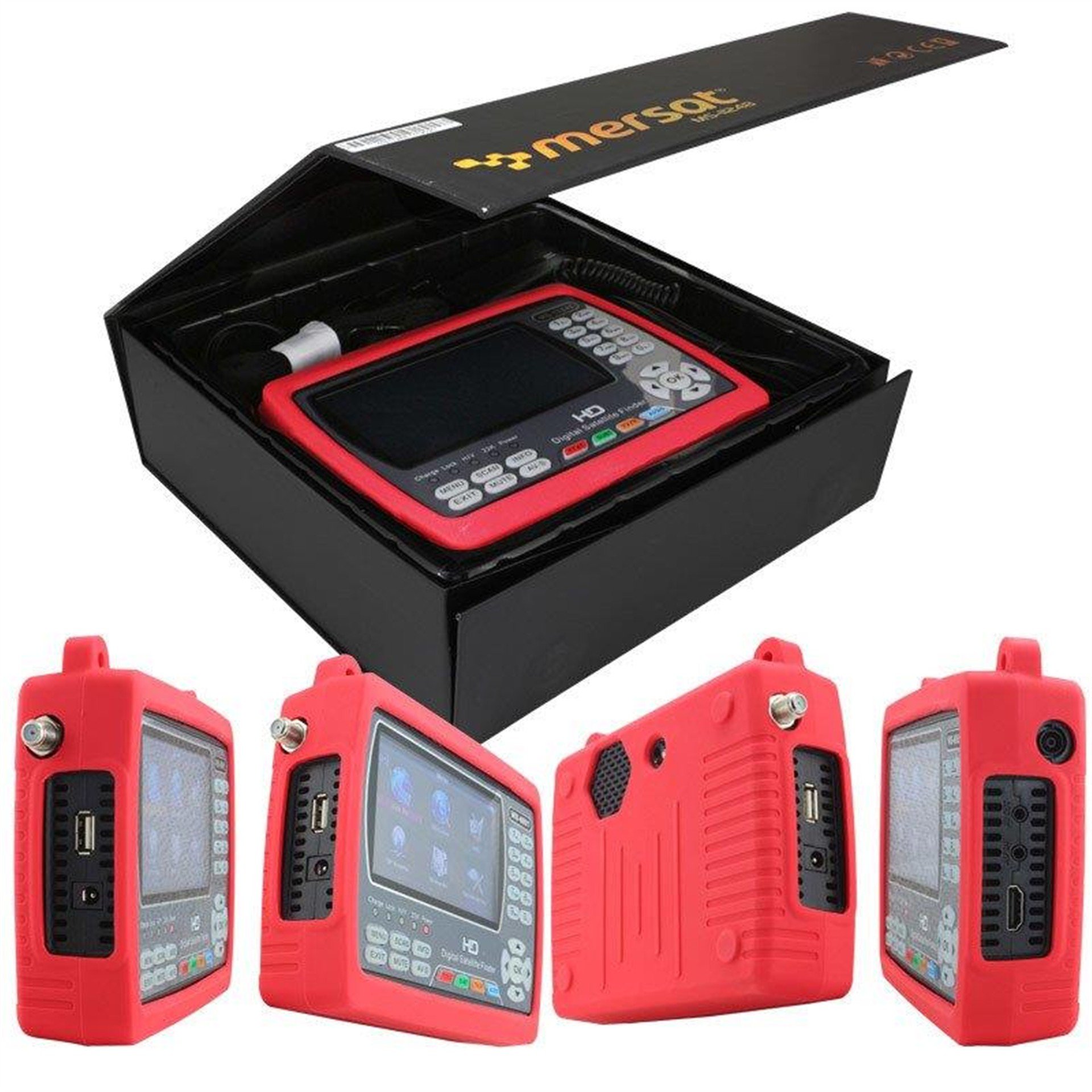 Mersat Mersat MS-11248 4.3 İnç LCD Ekranlı HD Uydu Bulucu - Dijital Uydu Bulucular