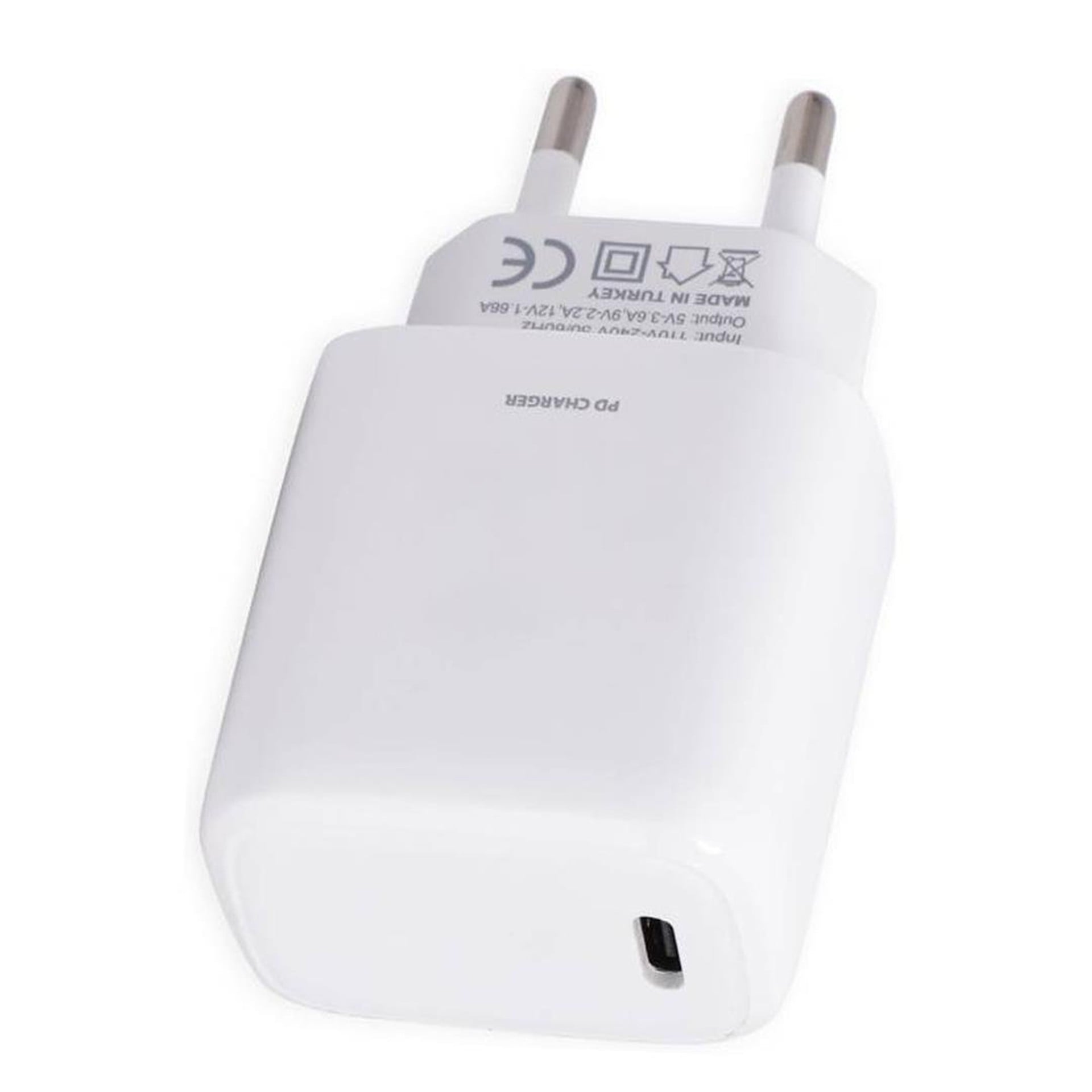 Mirtech Mirtech T-31C Beyaz 20 Watt 3.6 Amper Voltaj Korumalı Type-C Hızlı Şarj Başlık Adaptörü - Şarj Cihazları