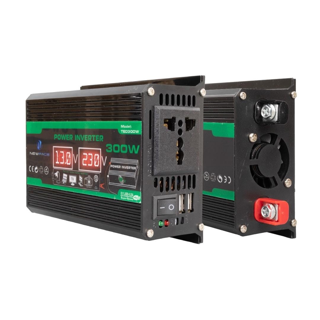 Newface TED300W Dijital Ekran 12 Volt 300 Watt Modified Sinus Power İnverter