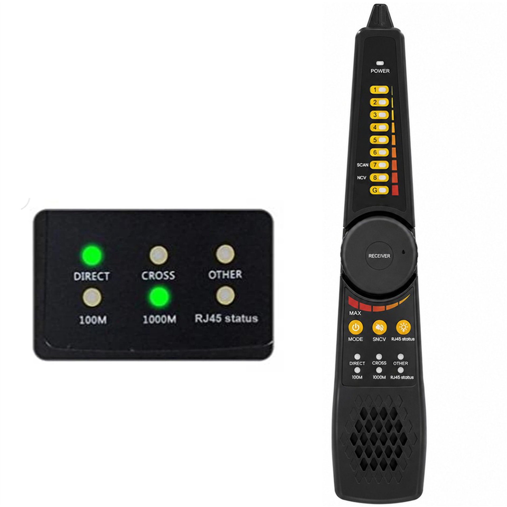 Novacom Novacom NVC-LT200 3'' Lcd Ekranlı Tdr Metraj - Pse Voltaj - Network Kablo Test Cihazı - Kablo Test Cihazı