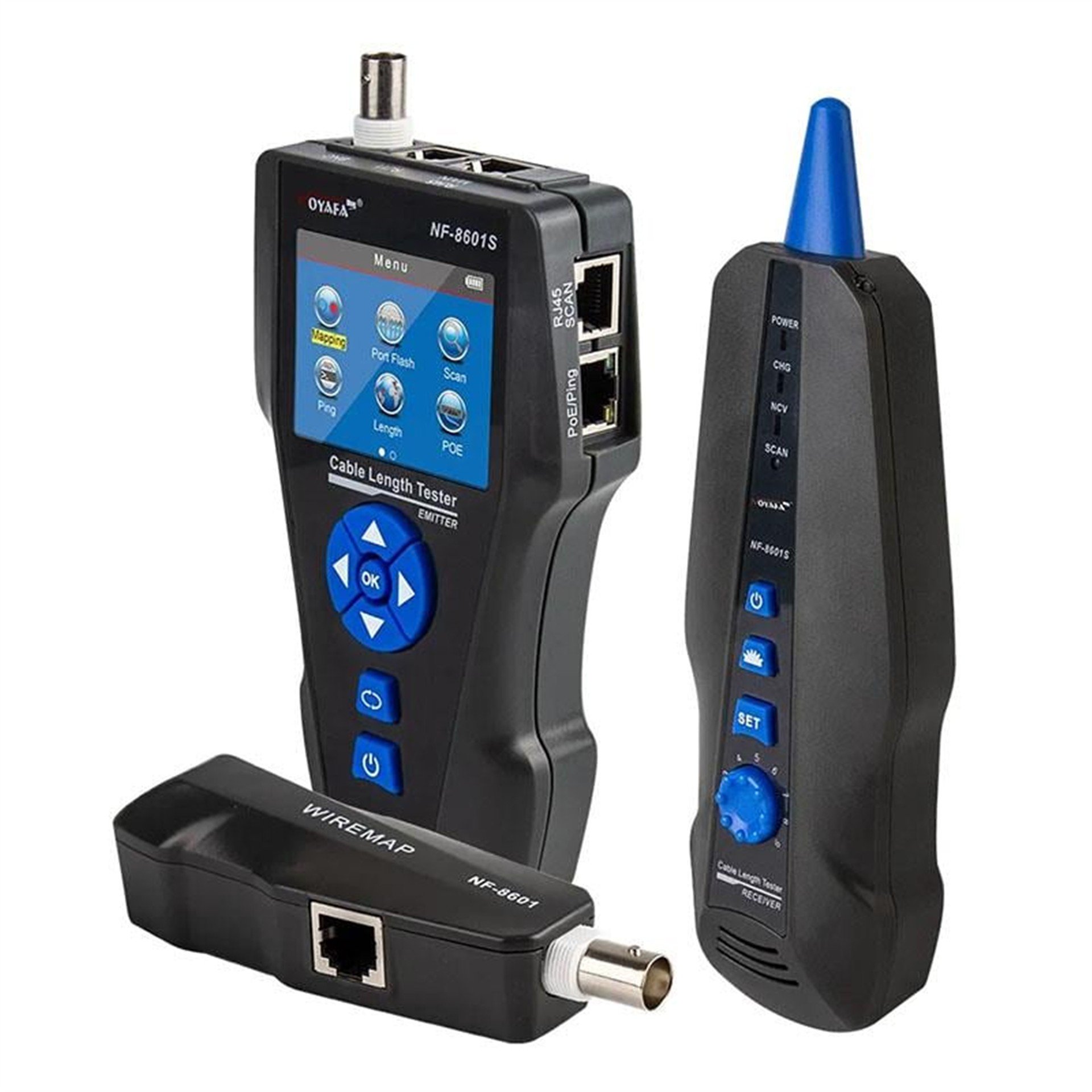 Noyafa Noyafa NF-8601S Digital TDR Kablo Test Ve Uzunluk Ölçüm Cihazı - Kablo Test Cihazı