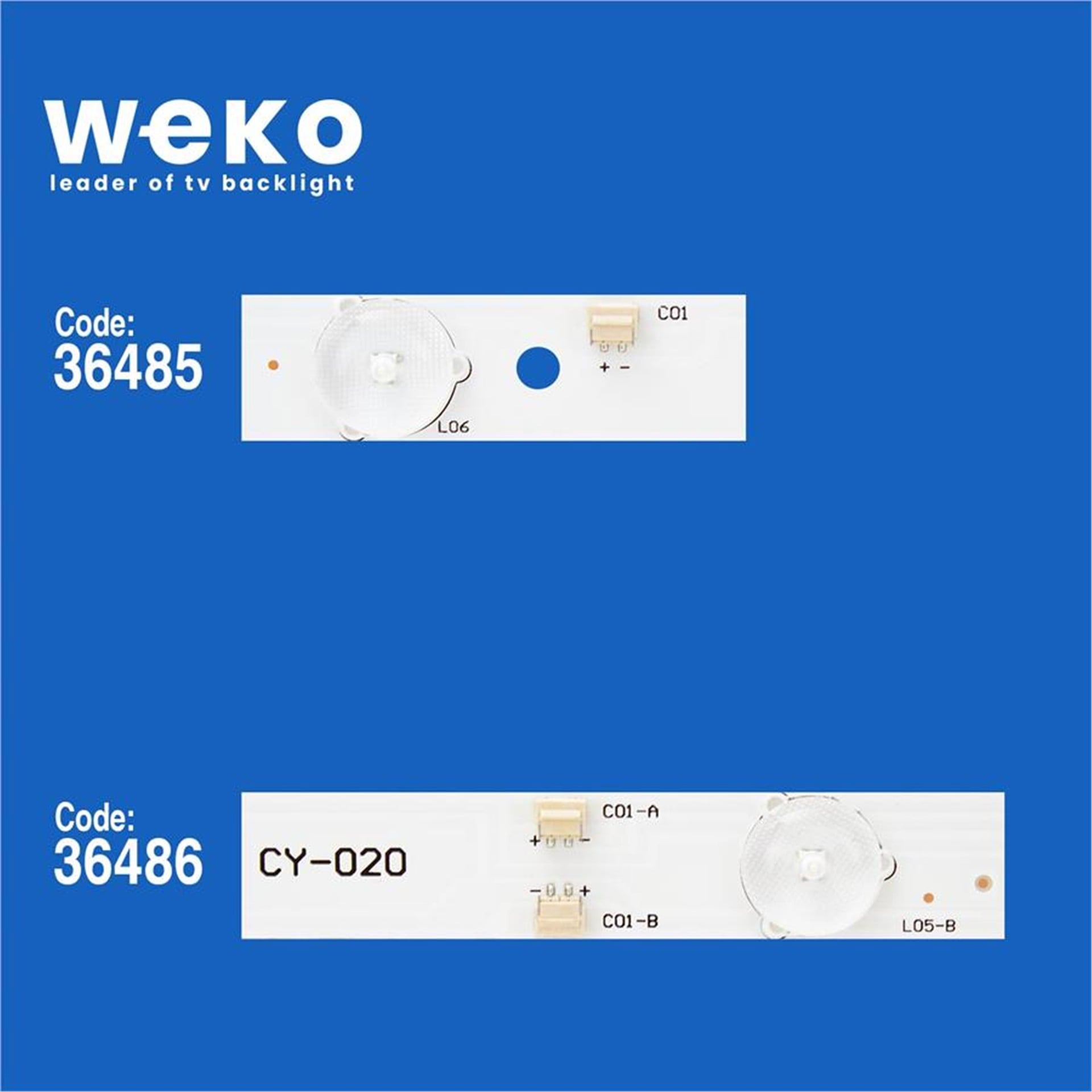 Weko Oem E43F2000 43'' İnç 3 Adet Tv Led Bar - Diğer Led Bar Çeşitleri