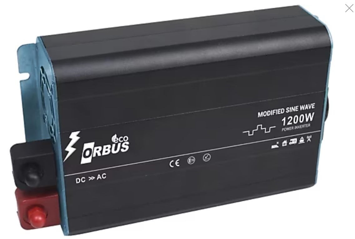 ORBUS MSE1200W  12 VOLT - 1200 WATT ECO MODIFIED SINUS INVERTER
