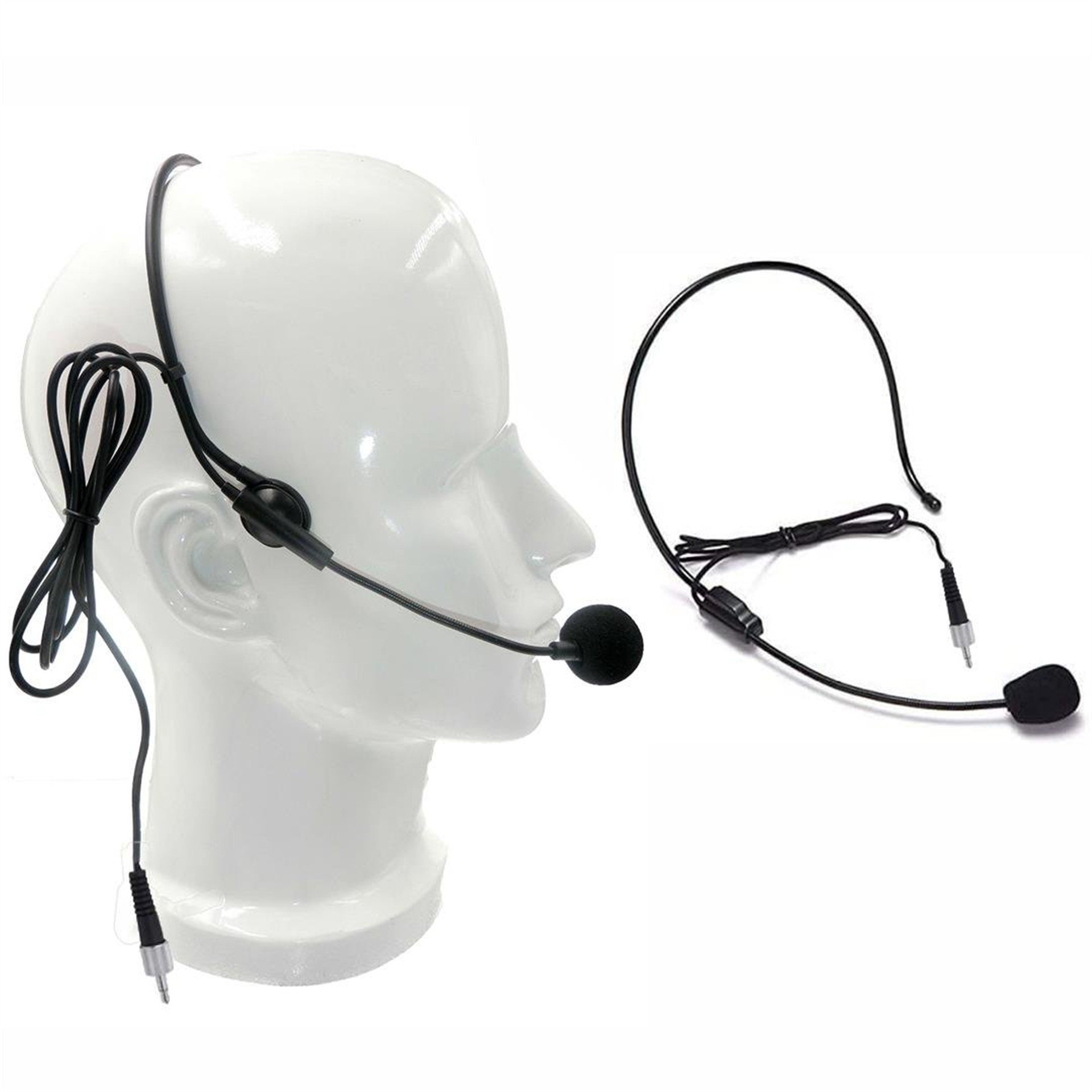 Osawa Osawa OSW W-2 Kablolu 3.5 Mm Vidalı Headset Telsiz Kafa Mikrofonu - Ses Sistemi Mikrofonları