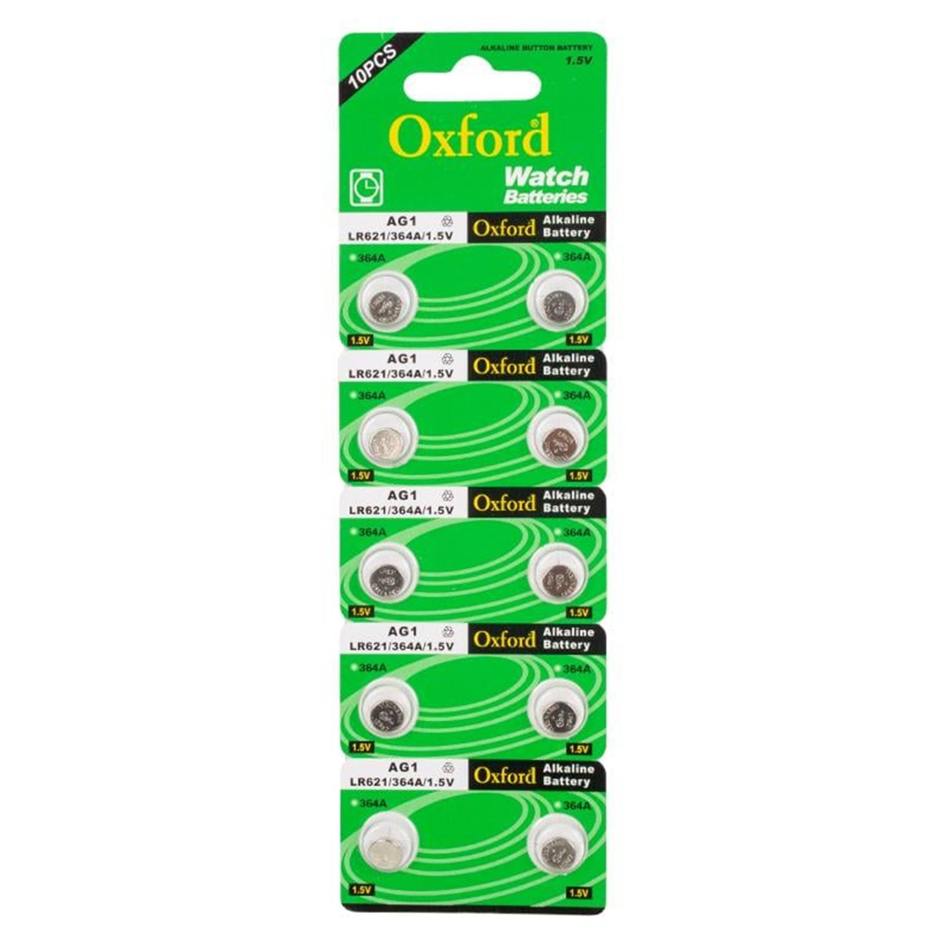 Oxford Oxford AG1 LR621 Alkalin 10'lu Saat Pili - Piller
