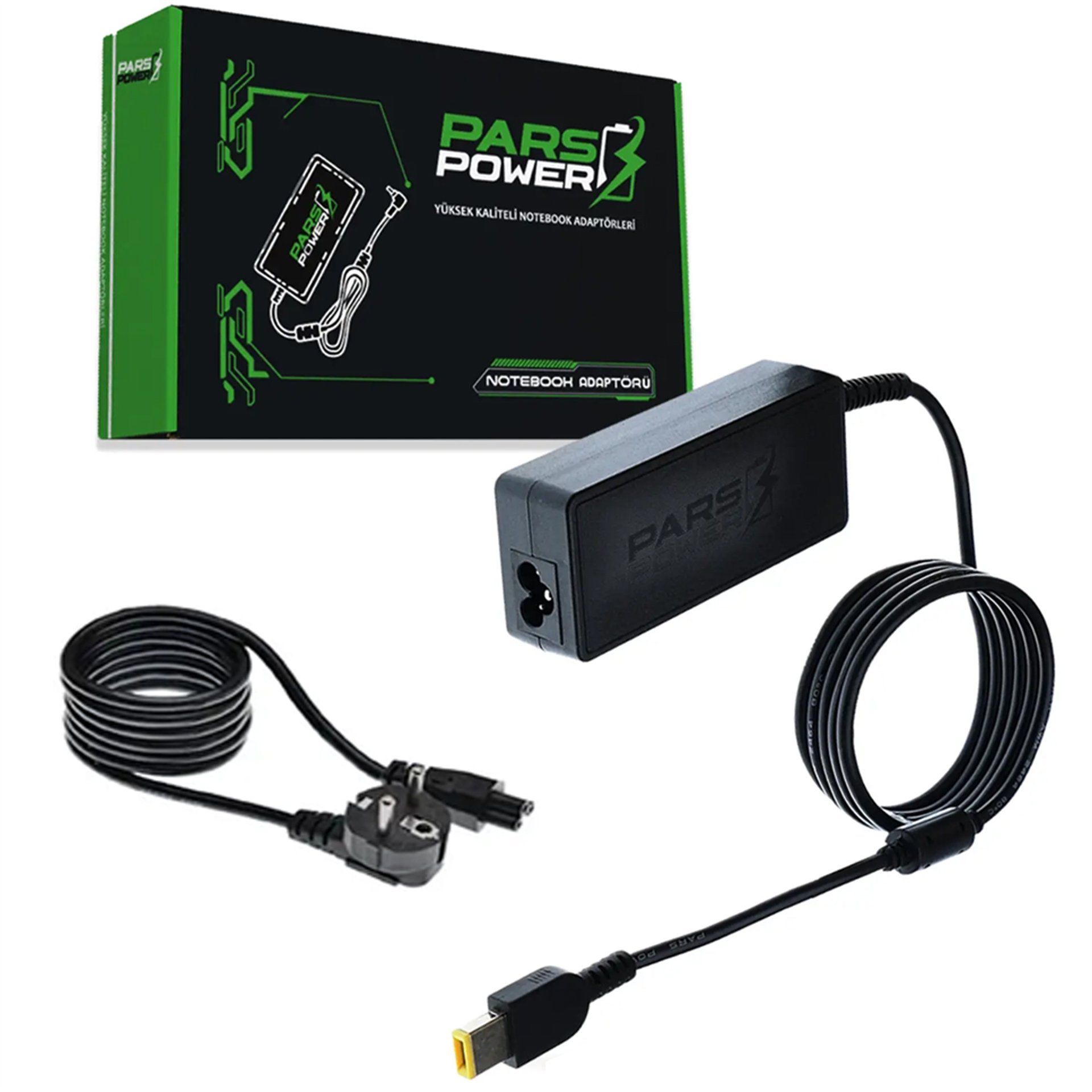 Mert-er Elektronik PARSPOWER PRS-048 PLASTİK KASA 20V 6.75A 135W USB TİP UÇLU NOTEBOOK ADAPTÖR - Kategorisiz