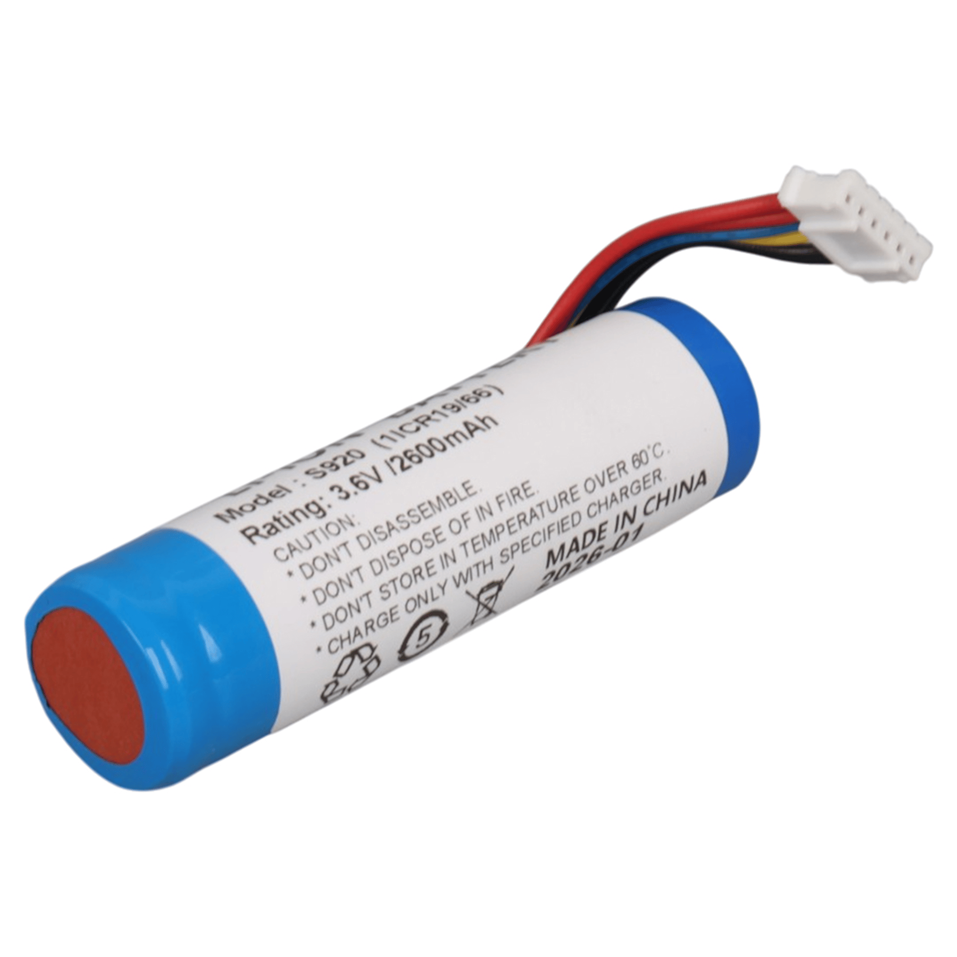 Reyonex PAX S920 UYUMLU (1ICR19/66) 3.7 VOLT 2600 MAH POS CİHAZI PİLİ - Şarjlı Piller
