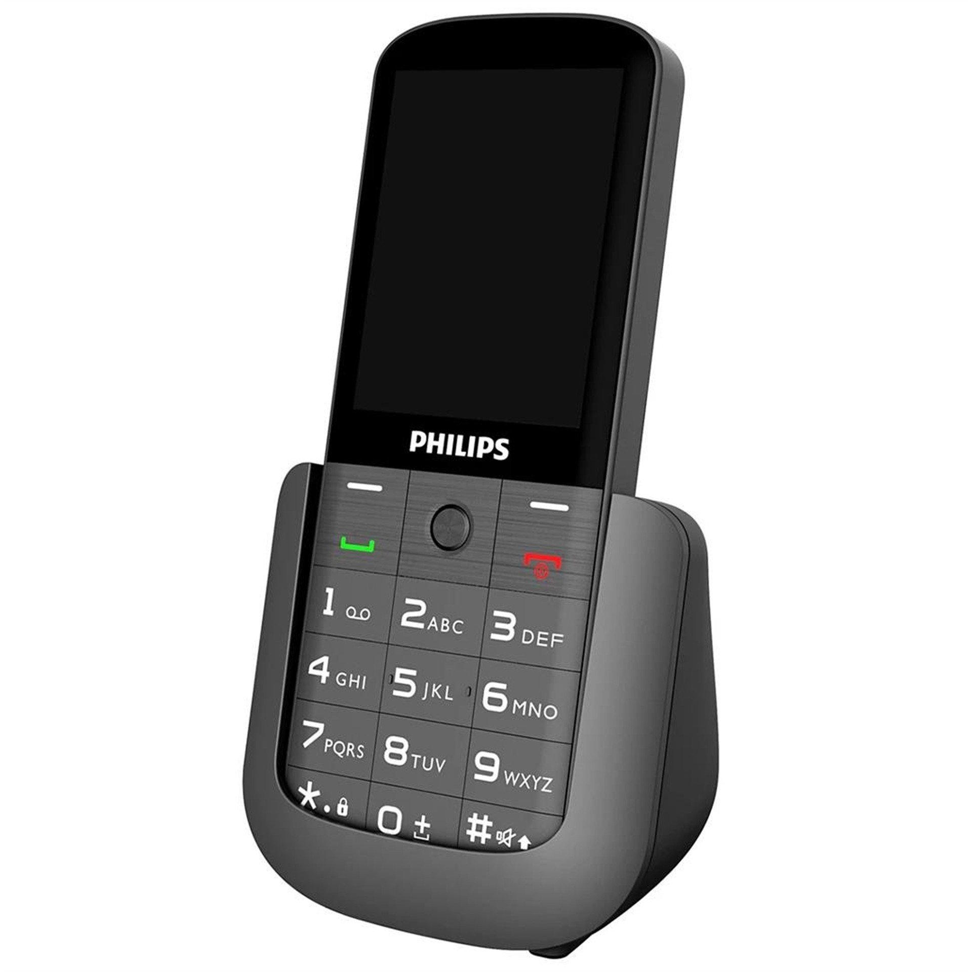 Philips Philips E227 2.8'' QVGA TFT Büyük Ekran 1700 Mah Bataryalı Plastik Kasa Tuşlu Cep Telefonu - Cep Telefonu