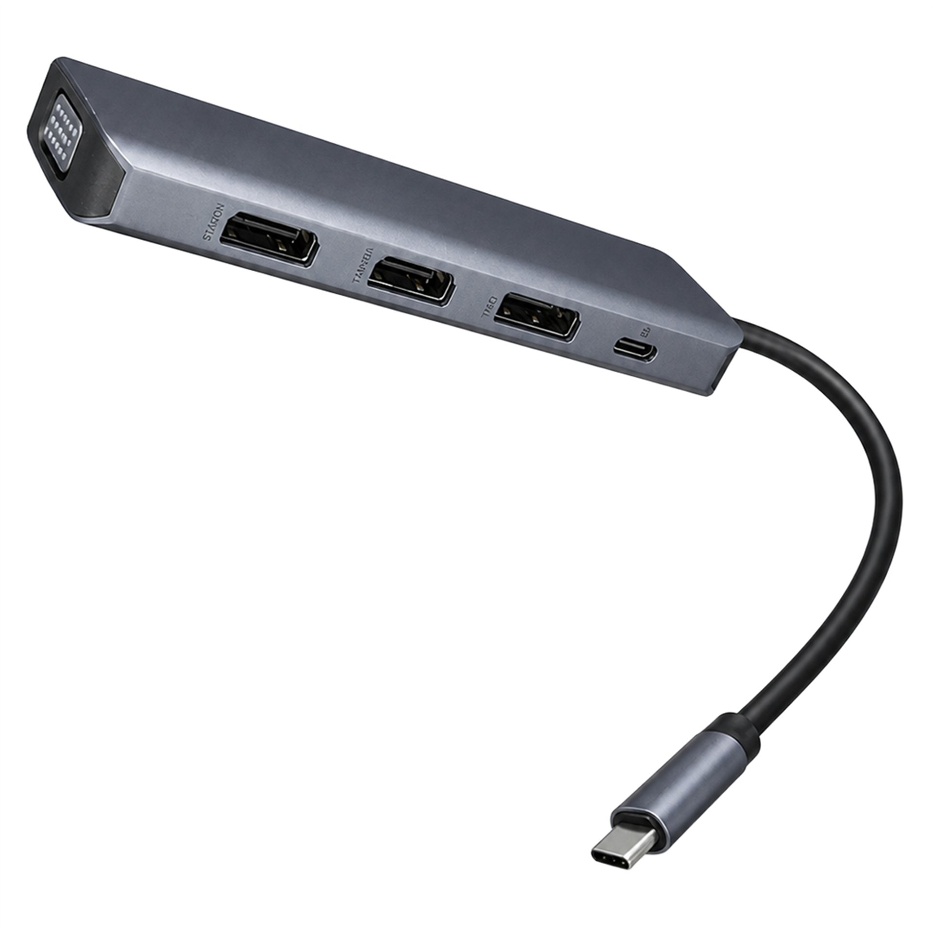 Philips Philips SWR1602S/93 USB-C 8'i 1 Arada 8K DP + Dual 4K HDMI + VGA 100W PD Ultra Hub İstasyonu - USB Çoklayıcı