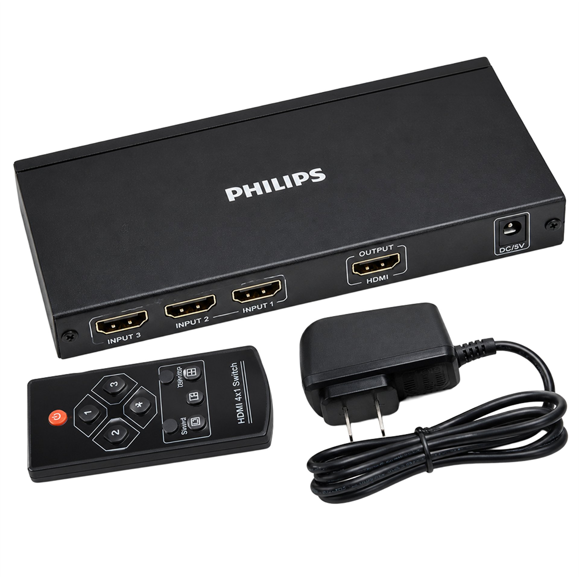 Philips Philips SWR9101W/93 HDMI Quad Multi-Viewer 4-Giriş 1-Çıkış Ekran Bölücü ve Seçici Switch - Hdmi Dağıtıcı