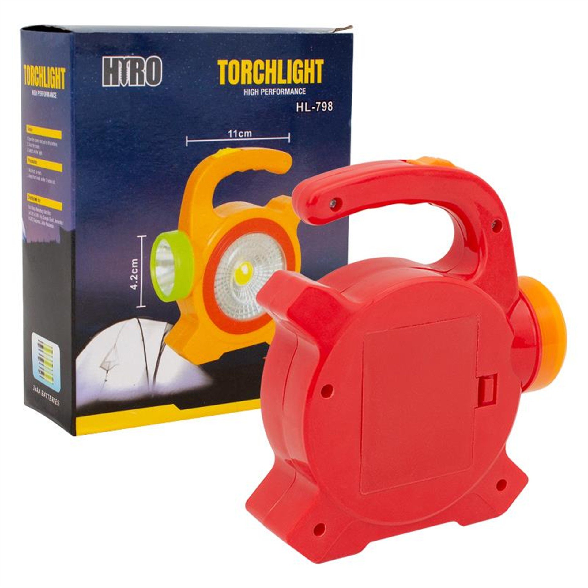 Powermaster Powermaster 1 Led + 16 SMD Led 2 Kademe 1W Pilli El Feneri HL-798 - Fener ve Işıldaklar
