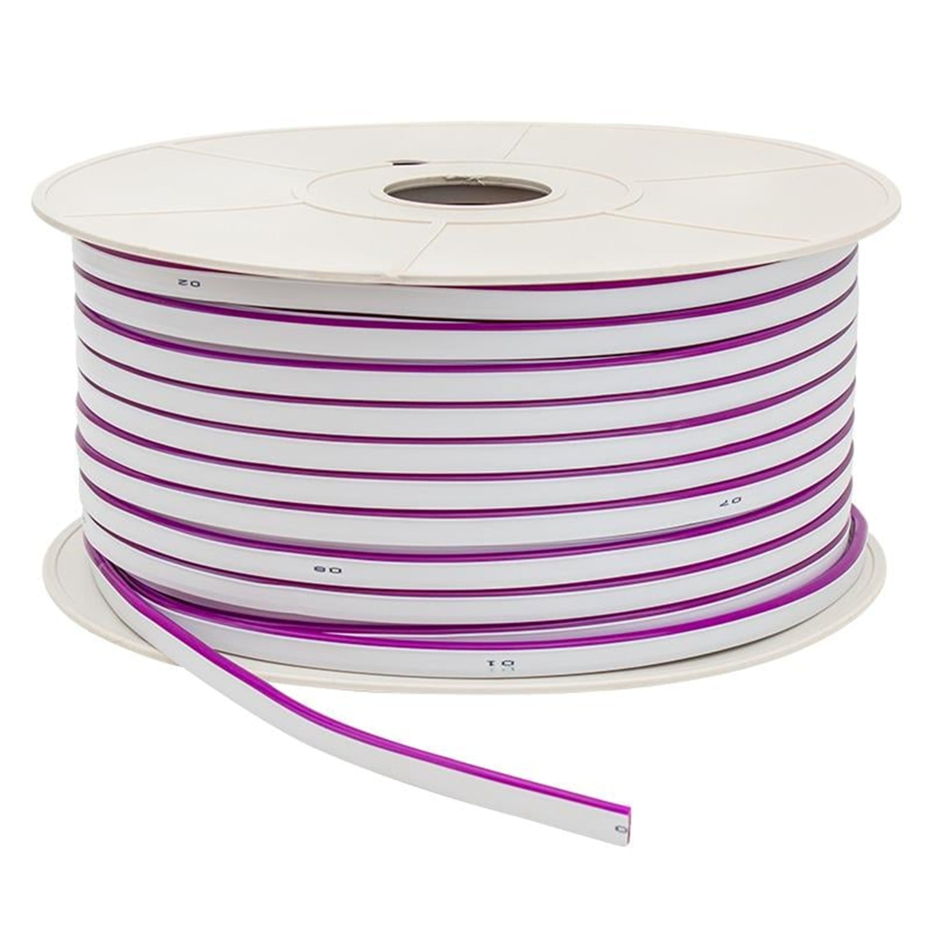 Powermaster Powermaster 100 Metre 12 Volt Mor Neon Şerit Led - Neon Şerit Led