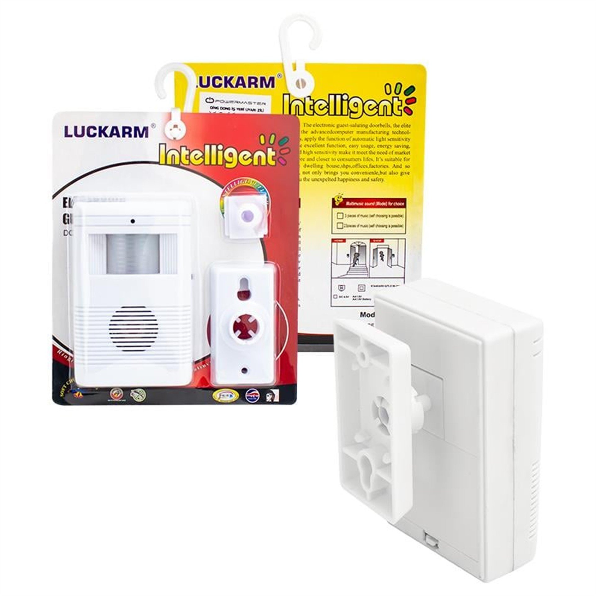 Powermaster Powermaster 101 Hareket Sensörlü Ding Dong İş Yeri Uyarı Zili - Kapı Zilleri-Alarm