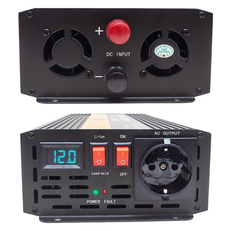 Powermaster 12-220V 12 Volt 1500 Watt Modified Sinus İnverter PWR1500-12