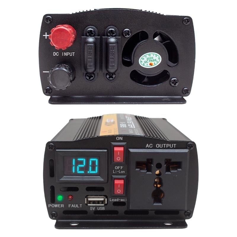 Powermaster 12-220V 12 Volt 600 Watt Modified Sinus İnverter PWR600-12