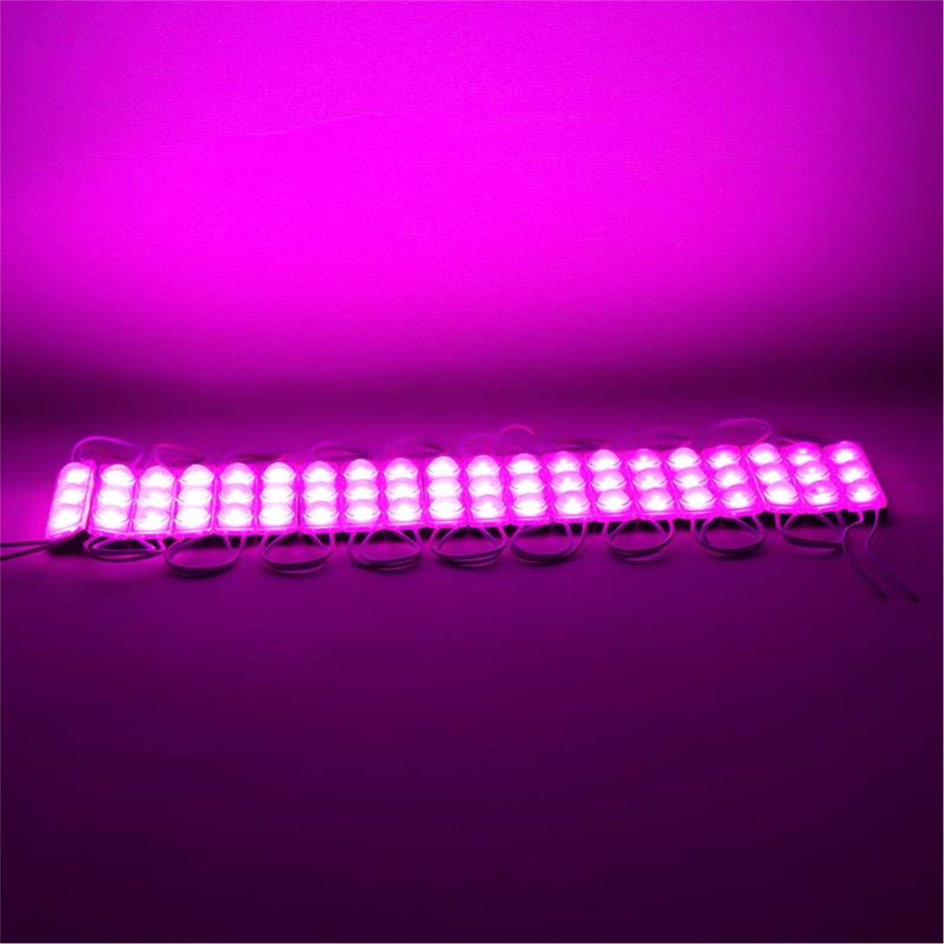Powermaster Powermaster 12 Volt 1.5 Watt Pembe Yanıp Sönen Parlak Tek Renk 2835 69 X 16 Mm IP65 160 - 180 Lümen 160 Derece Modül Led - Modül Led