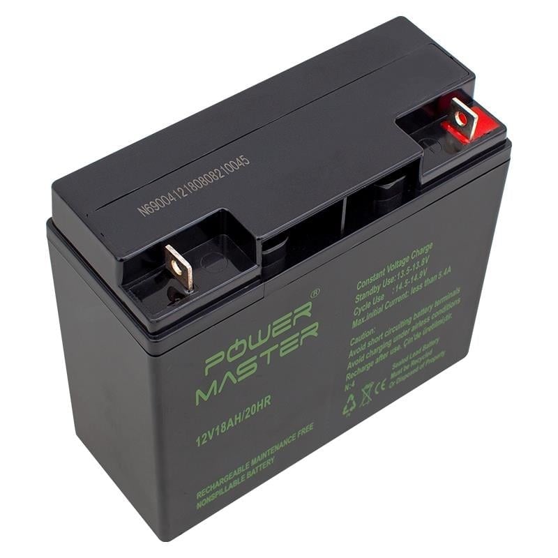 Powermaster 12 Volt 18 Amper Akü (181 X 76 X 167 Mm