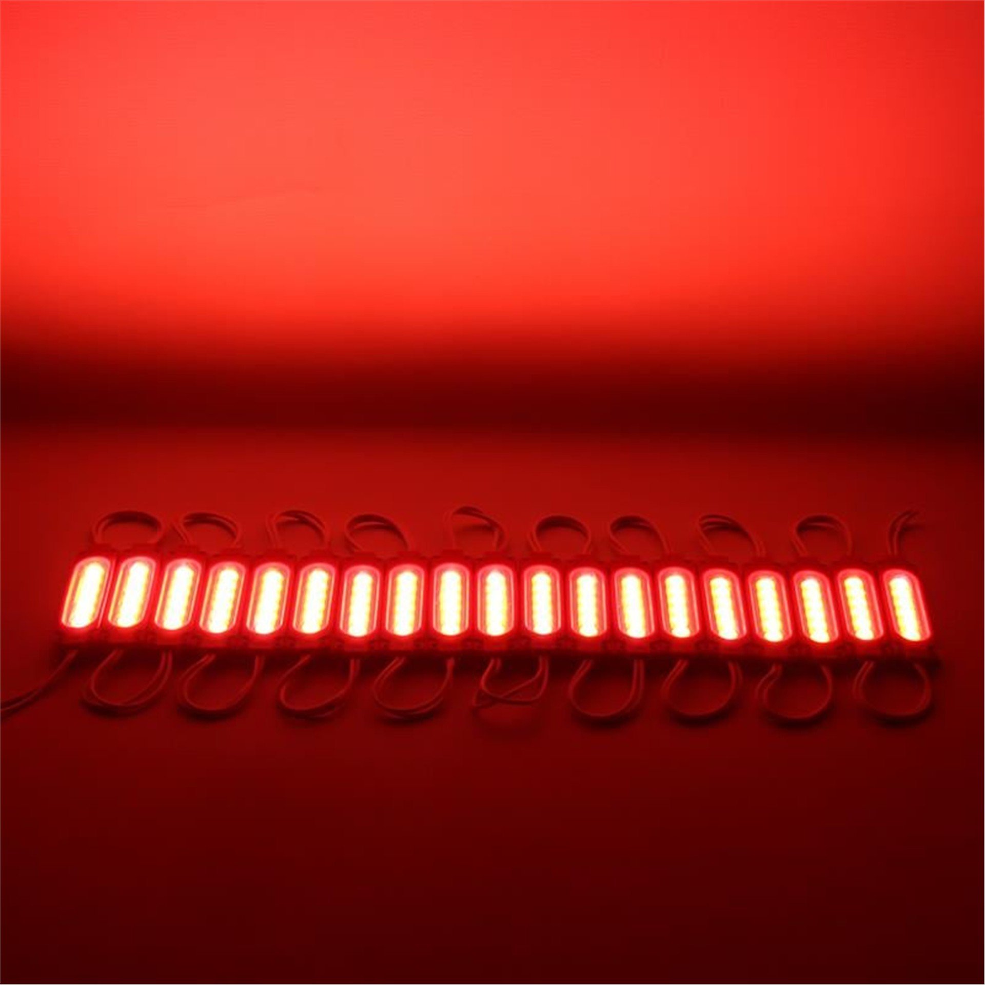 Powermaster Powermaster 12 Volt 2 Watt Kırmızı Modül Led (68x16 Mm) - Modül Led