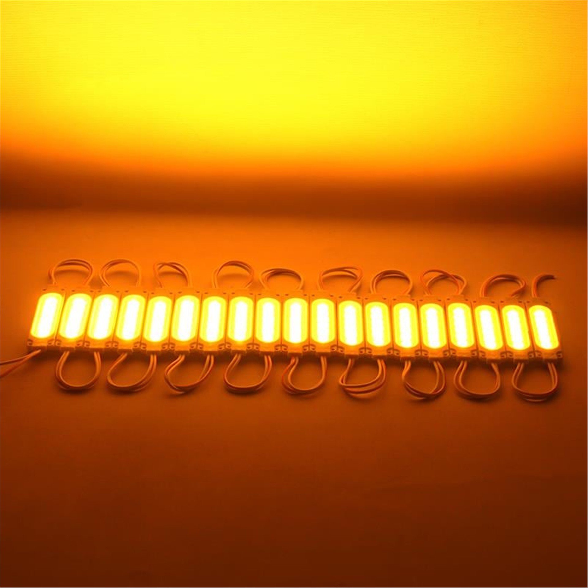 Powermaster Powermaster 12 Volt 2 Watt Sarı Modül Led (68x16 Mm) - Modül Led