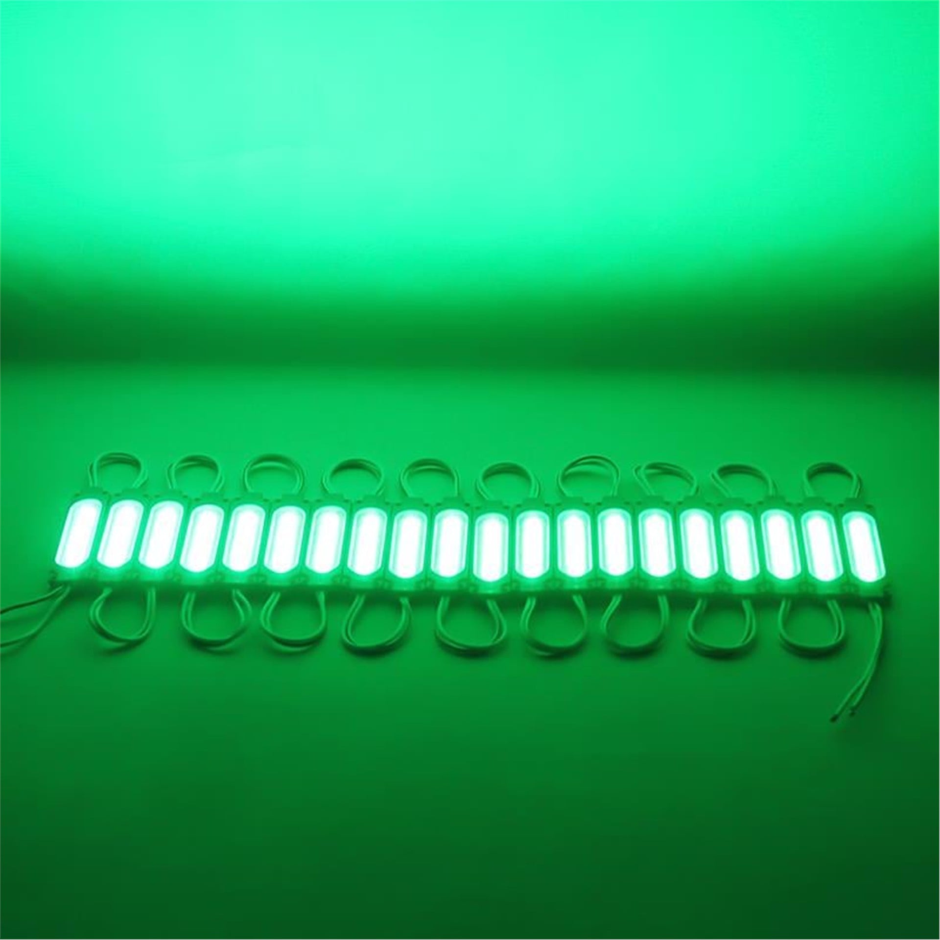 Powermaster Powermaster 12 Volt 2 Watt Yeşil Modül Led (68x16 Mm) - Modül Led