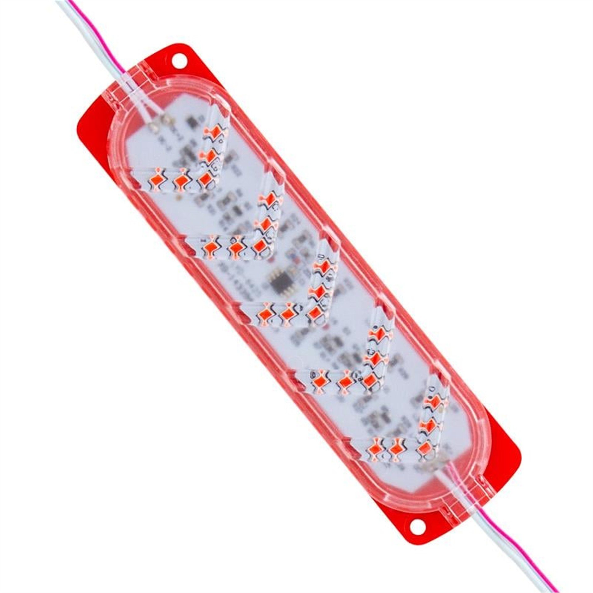 Powermaster Powermaster 12 Volt 3.6 Watt Kırmızı Flaşlı Yanıp Sönen Modül Led - Modül Led