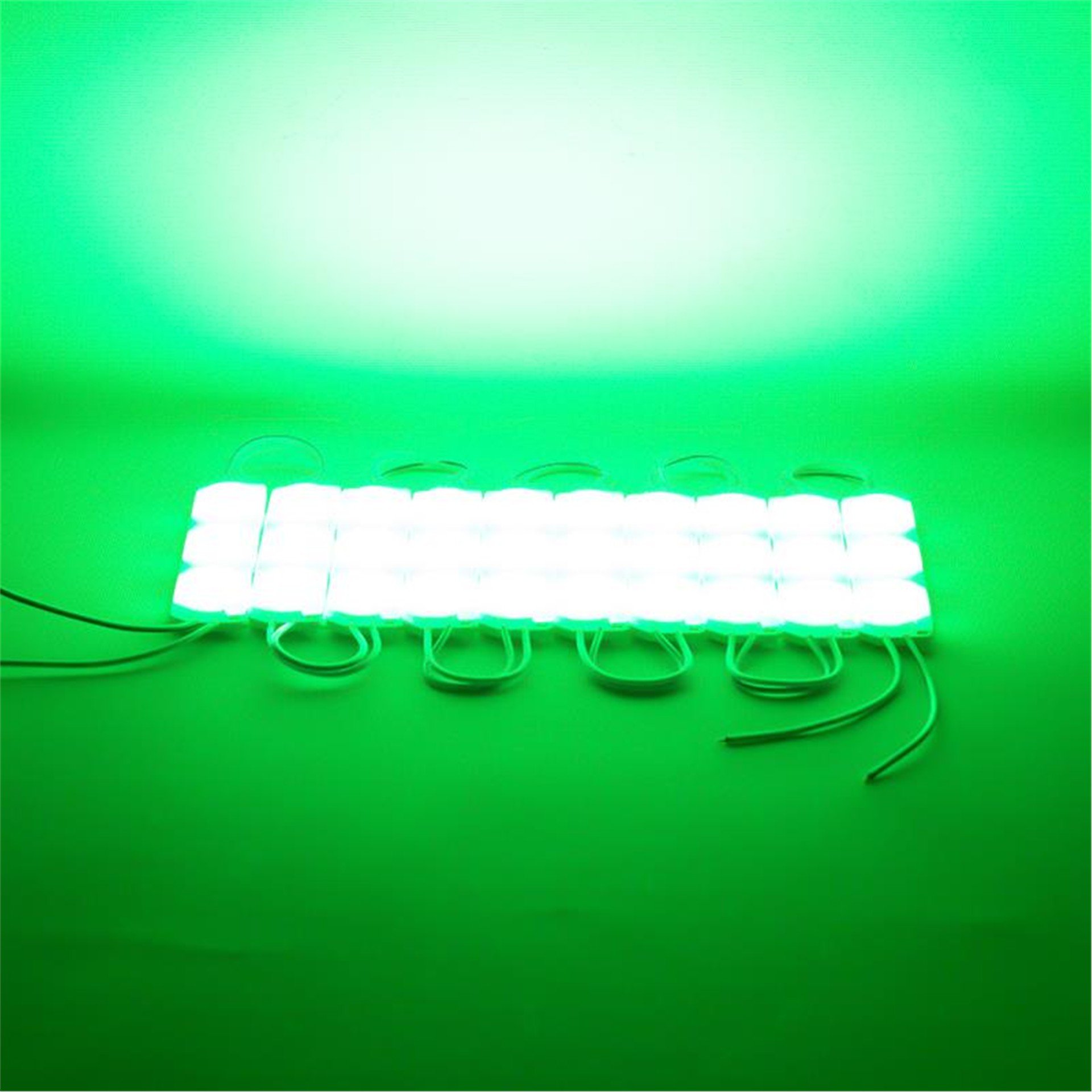 Powermaster Powermaster 12 Volt 3 Watt Yeşil 2835 93 X 21 Mm IP65 220 - 240 Lümen 180 Derece Modül Led - Modül Led