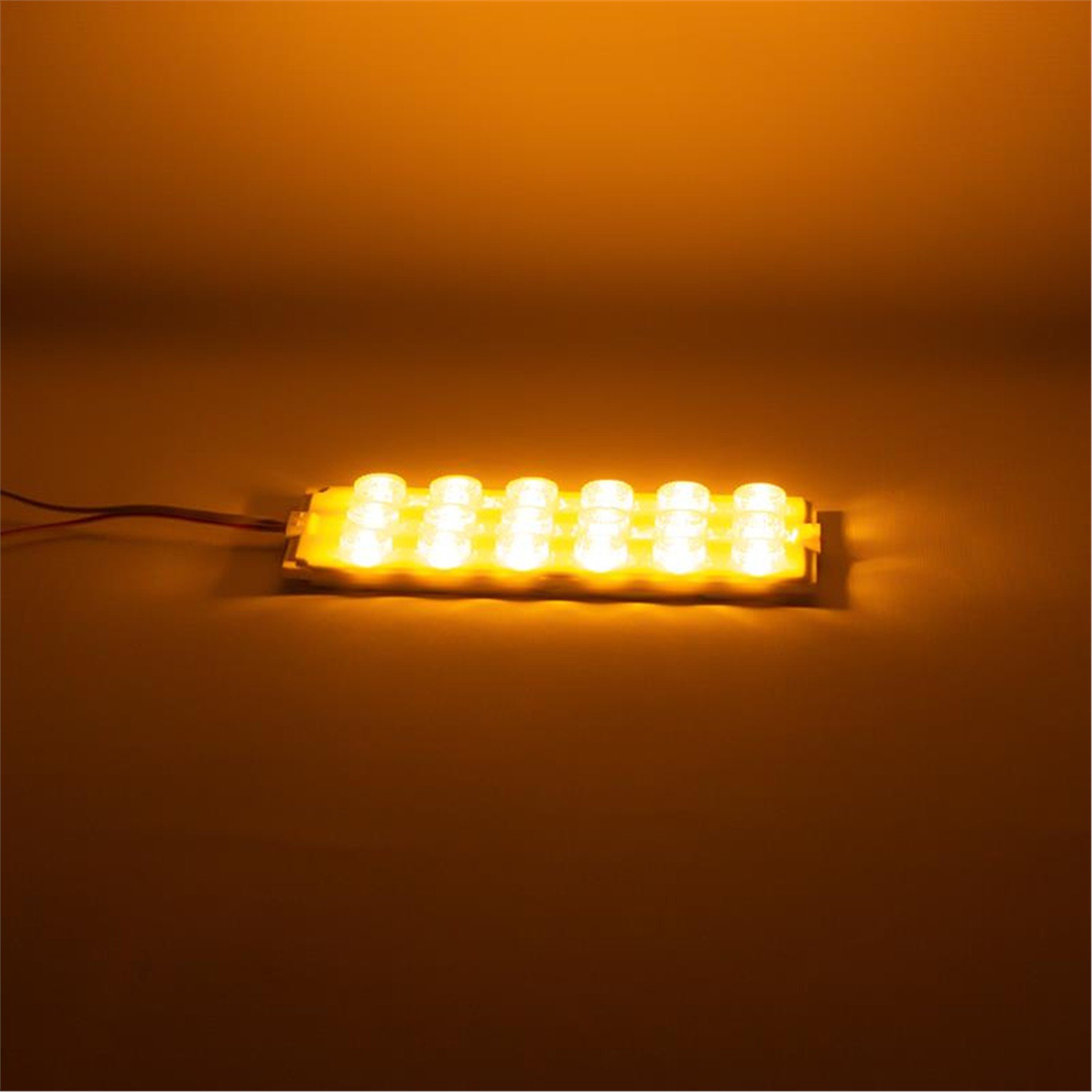 Powermaster Powermaster 12 Volt 6 Watt Sarı 18 Ledli 2'li Paket Yanıp Sönen Modül Led - Modül Led