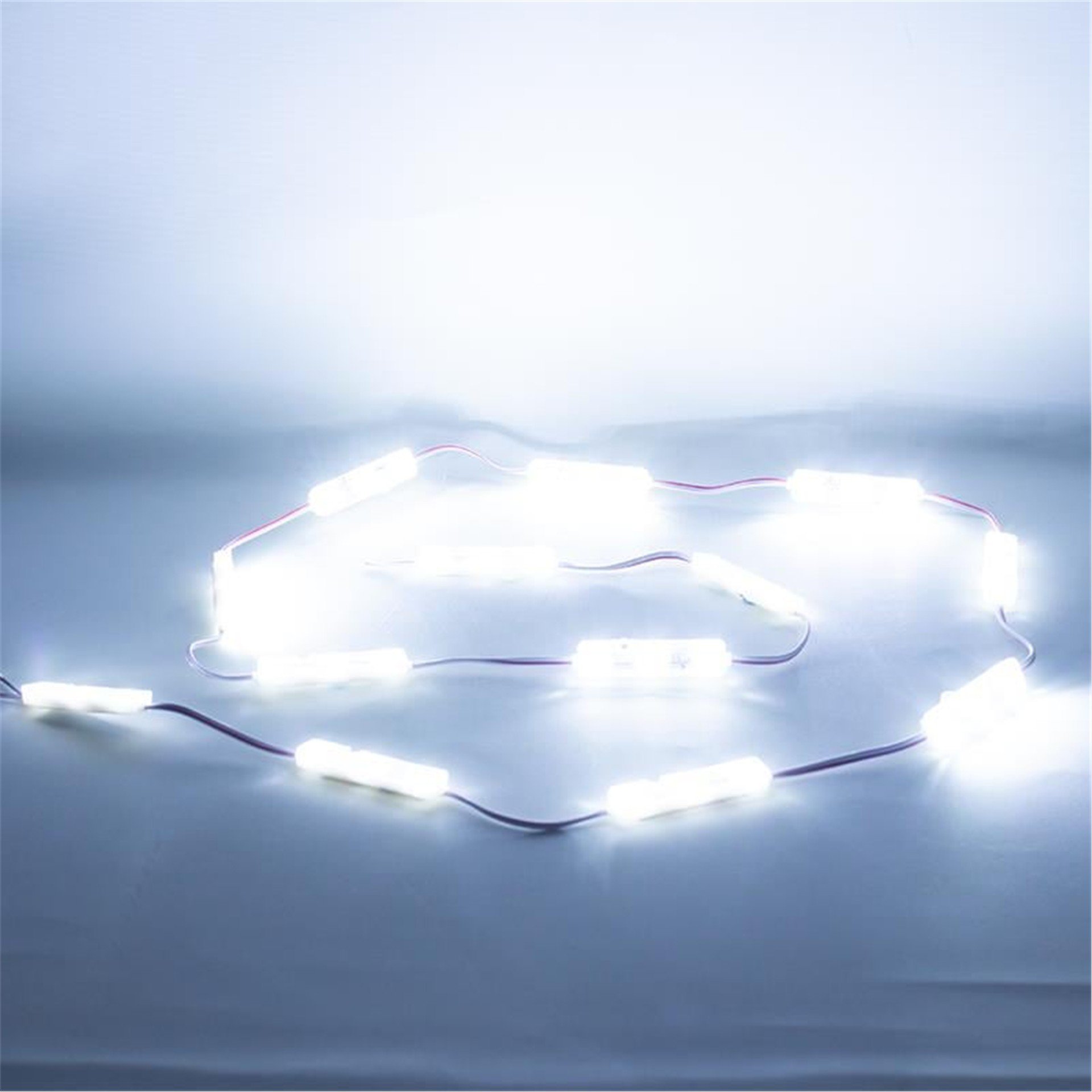 Powermaster Powermaster 12 Volt IP67 Samsung 5730 Beyaz Modül Şeffaf Kapaklı Led - Led Ampul Aydınlatma
