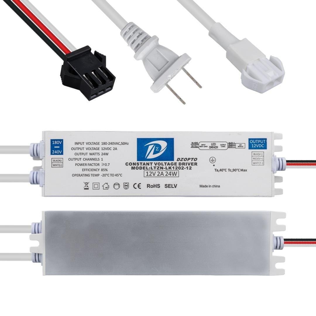 Powermaster 12V 2A 24W Ultra Slim Power Supply Buğu Engelleyici - LED Aydınlatma İçin Kullanılır (Akıllı Ayna Güç Kaynağı) LTZN-LK1202-12