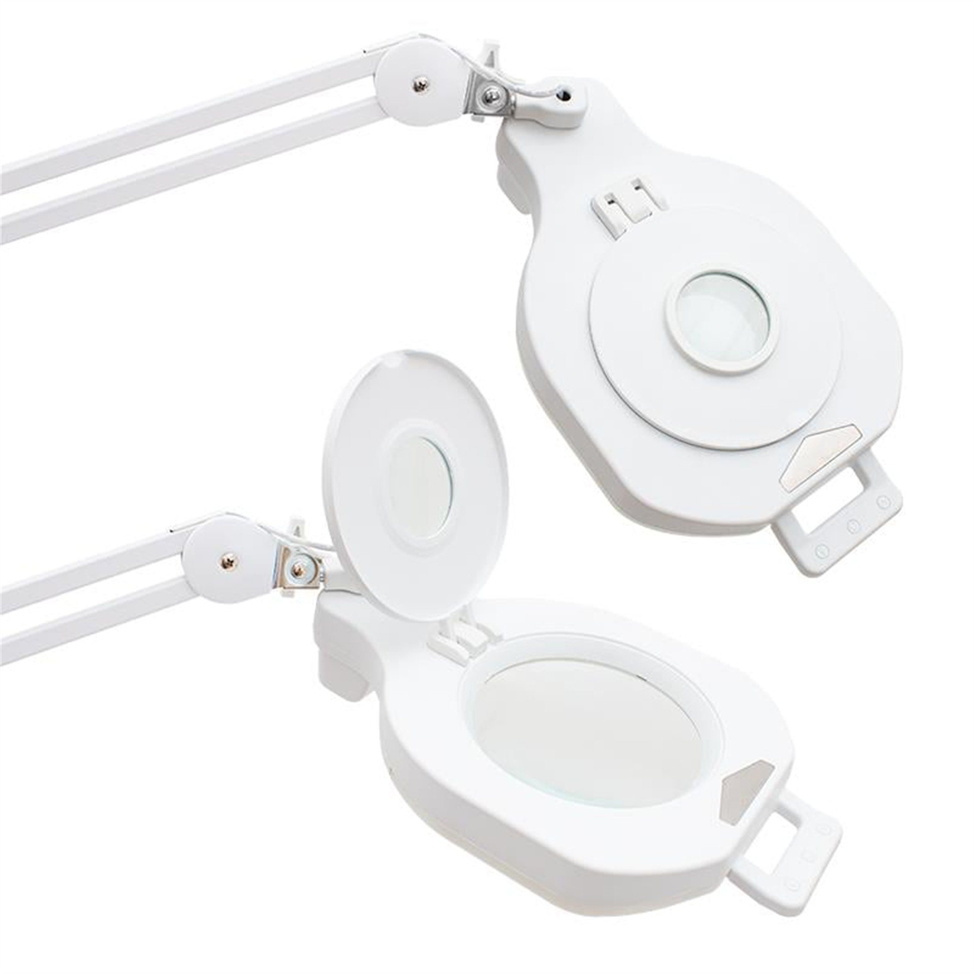 Powermaster Powermaster 138MM Lens Mercekli 81+1 Ledli 3 Diopter Büyüteç Akrobat Masa Lambası - Büyüteç
