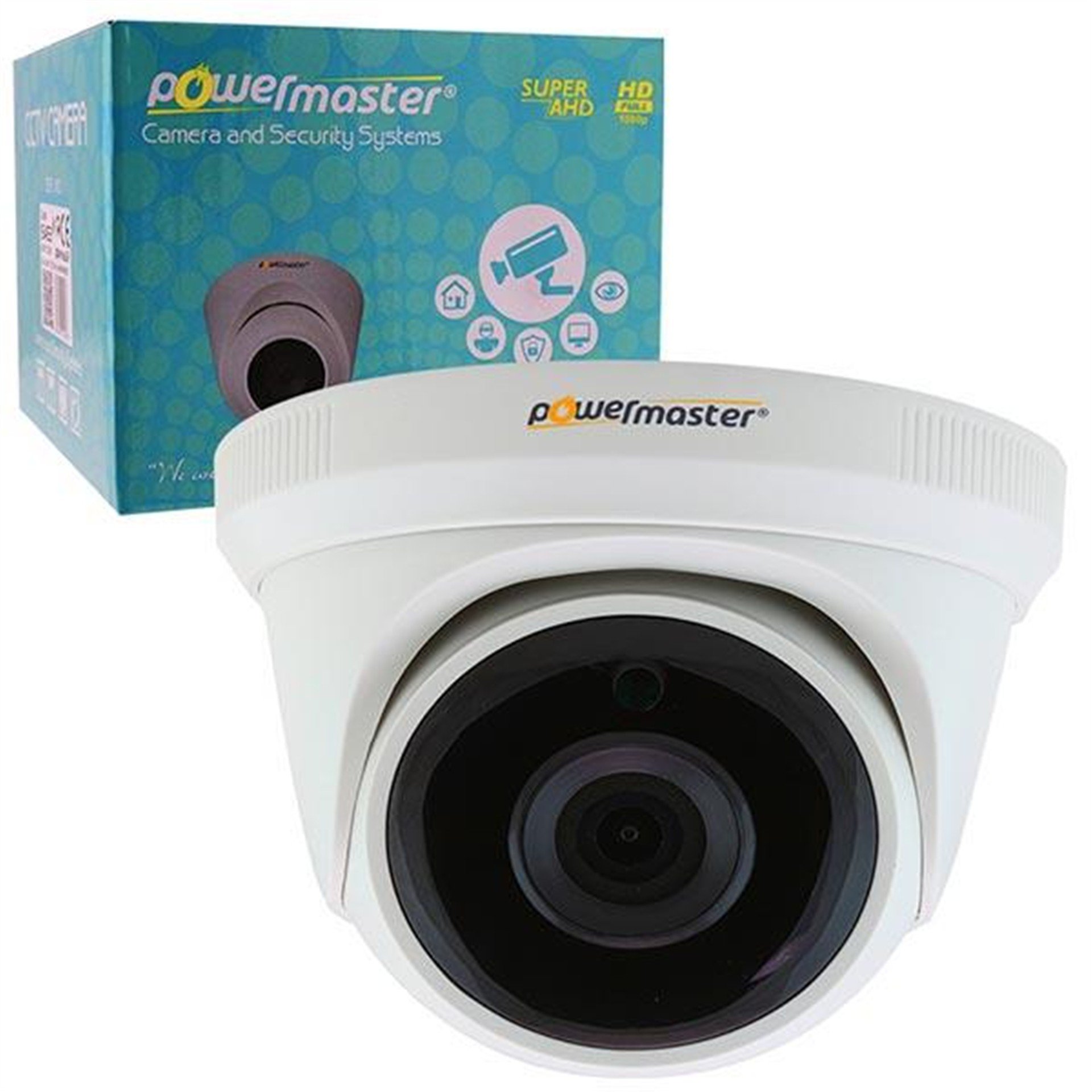 Powermaster Powermaster 15453 1 Mp 720P Plastik Kasa Dome Kamera - AHD Kameralar