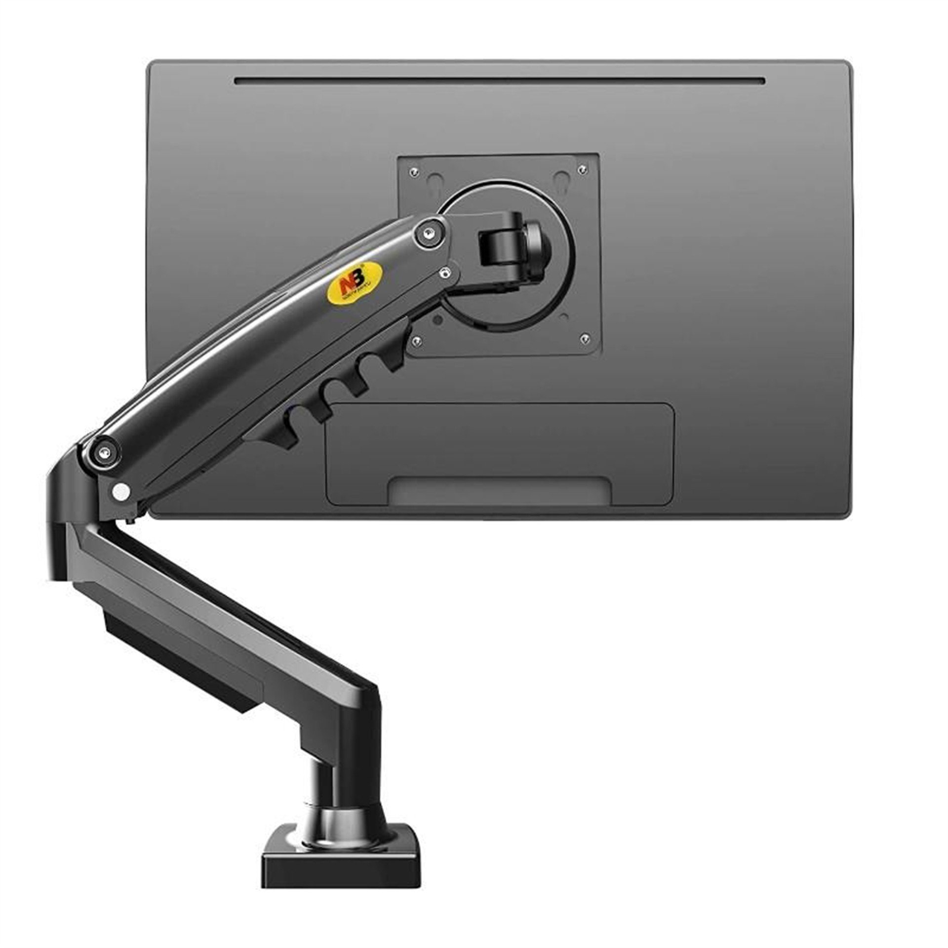Powermaster Powermaster 17-30'' Amortisörlü Stand Tek Kol Lcd - Led Monitör Tutucu Stand Askı Aparatı F80 - Tv Askı Aparatları