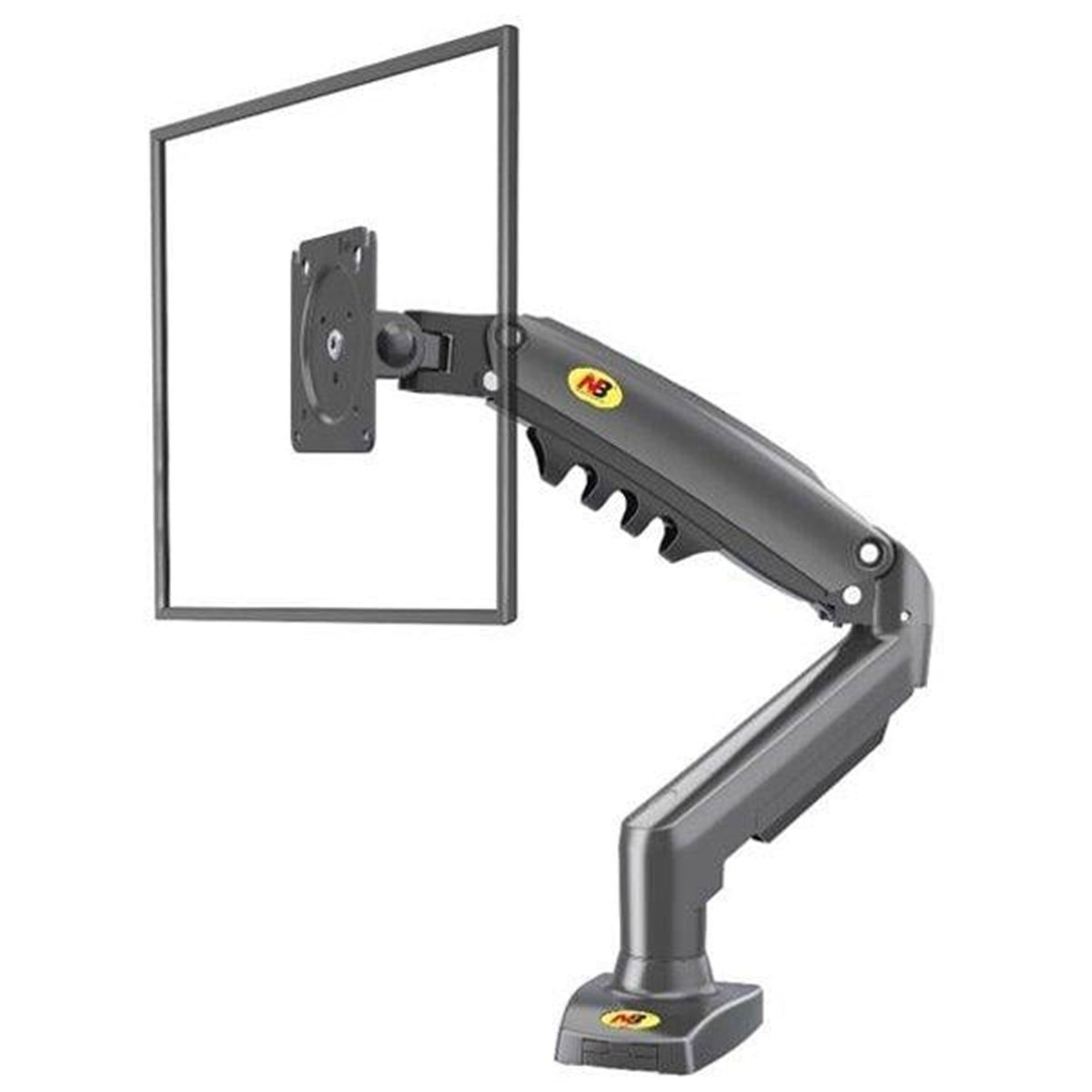 Powermaster Powermaster 17-30'' Amortisörlü Stand Tek Kol Lcd - Led Monitör Tutucu Stand Askı Aparatı F80 - Tv Askı Aparatları
