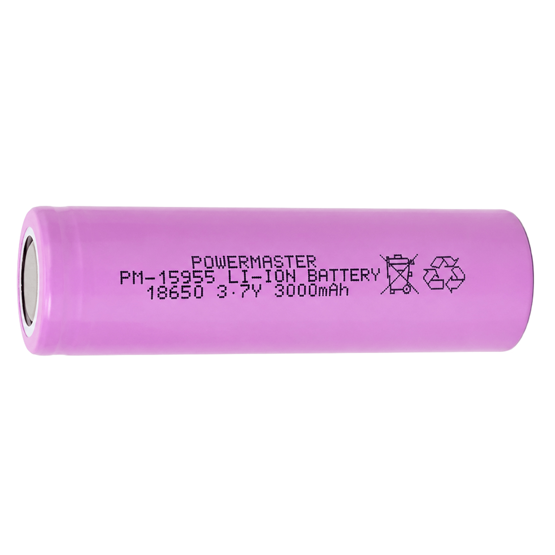 Powermaster Powermaster 18650 3.7V 3000mAh Şarj Edilebilir Li-Ion Lityum Pil - Piller