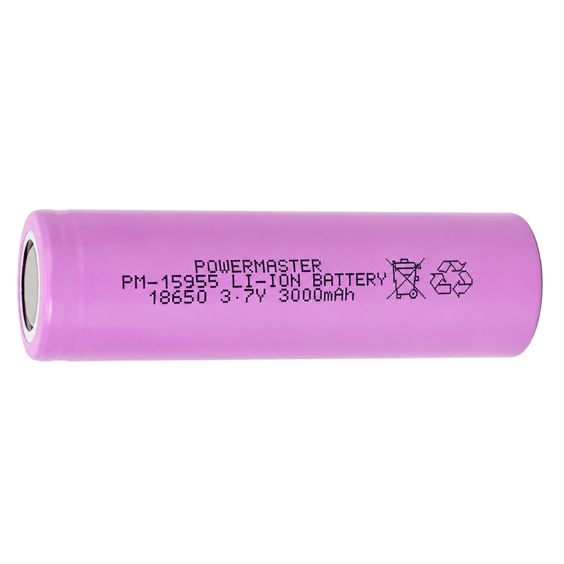 Powermaster Powermaster 18650 3.7V 3000mAh Şarj Edilebilir Li-Ion Lityum Pil - Piller
