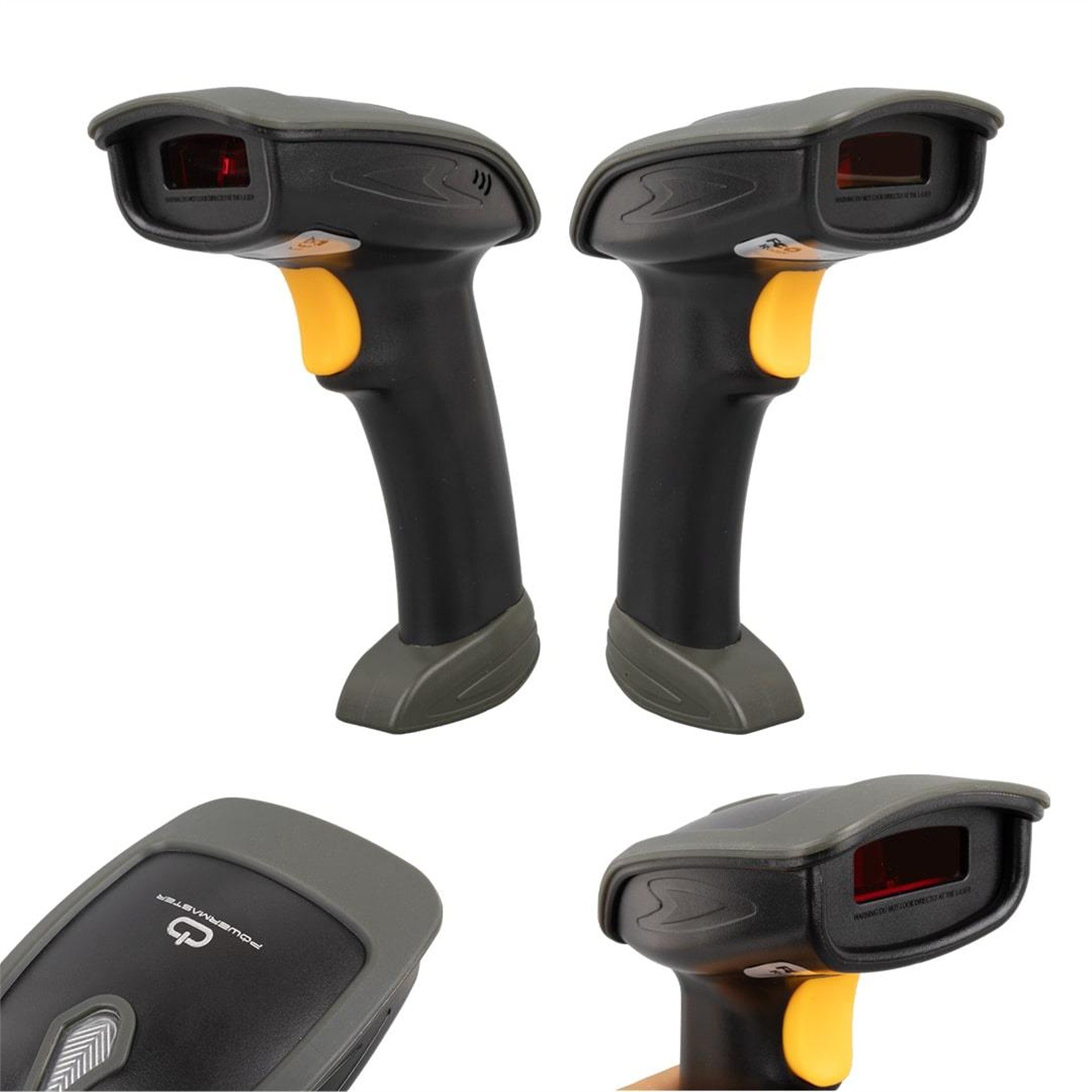 Powermaster Powermaster 1D Lazer Kablosuz Barkod Okuyucu + Mini Usb Dongle - Barkod Okuyucu