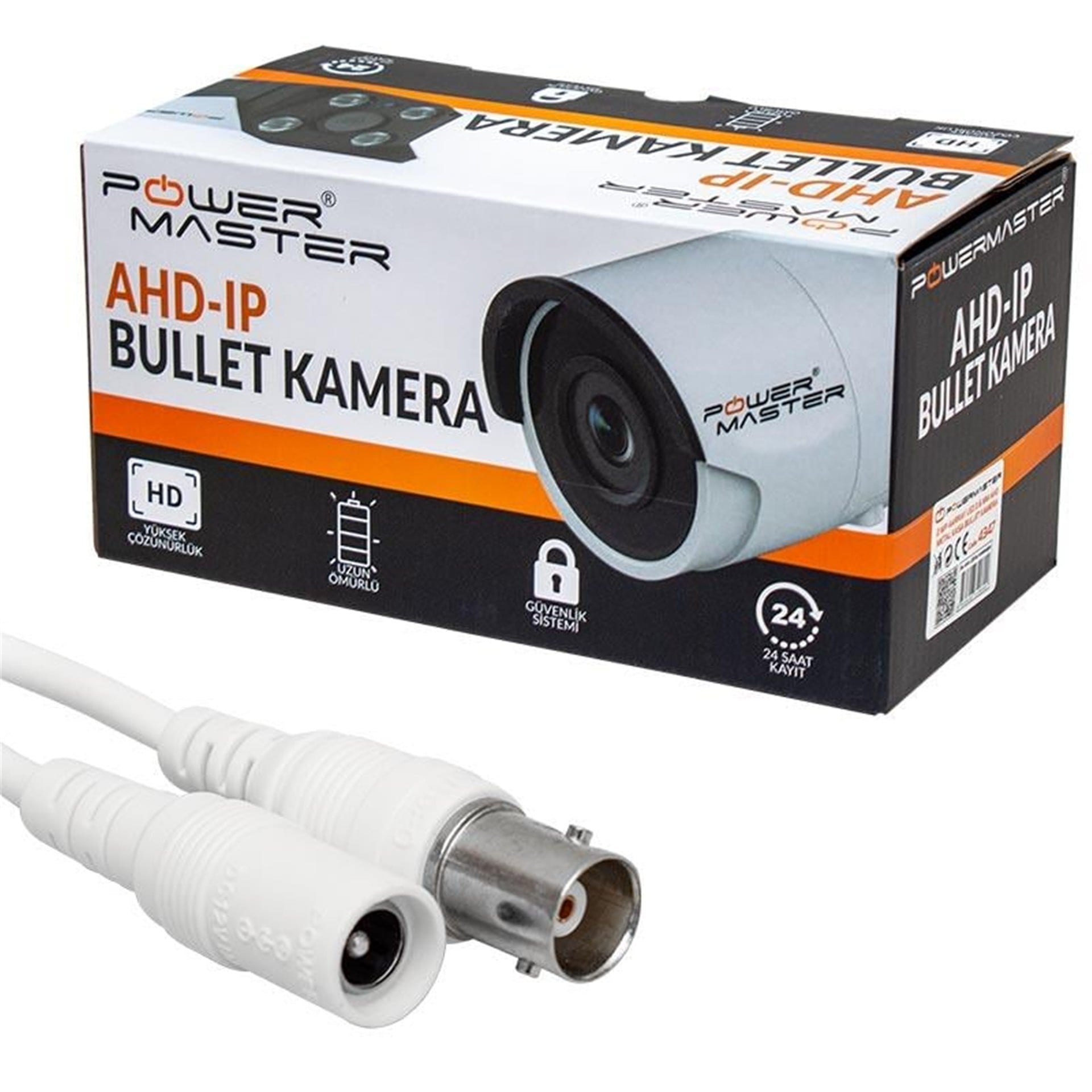 Powermaster Powermaster 2 MP 3.6 MM Lens 36 Irled 60'lı Metal Kasa Bullet Kamera 330+2003xm - AHD Kameralar