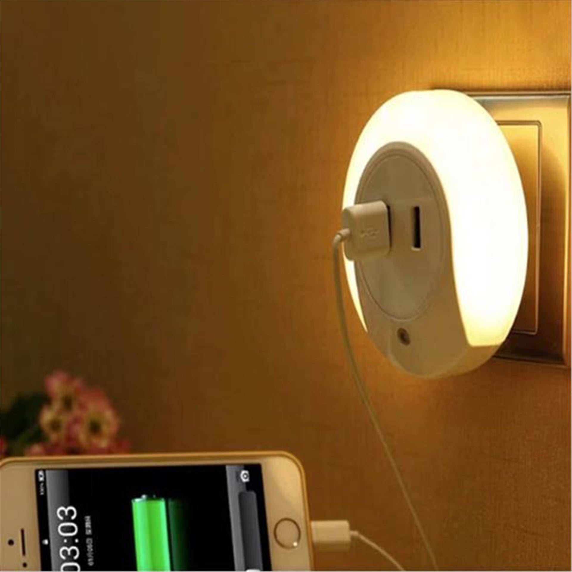 Powermaster Powermaster 2 Usb’li Telefon Şarj Edilebilen Gece Lambası - Gece Lambaları