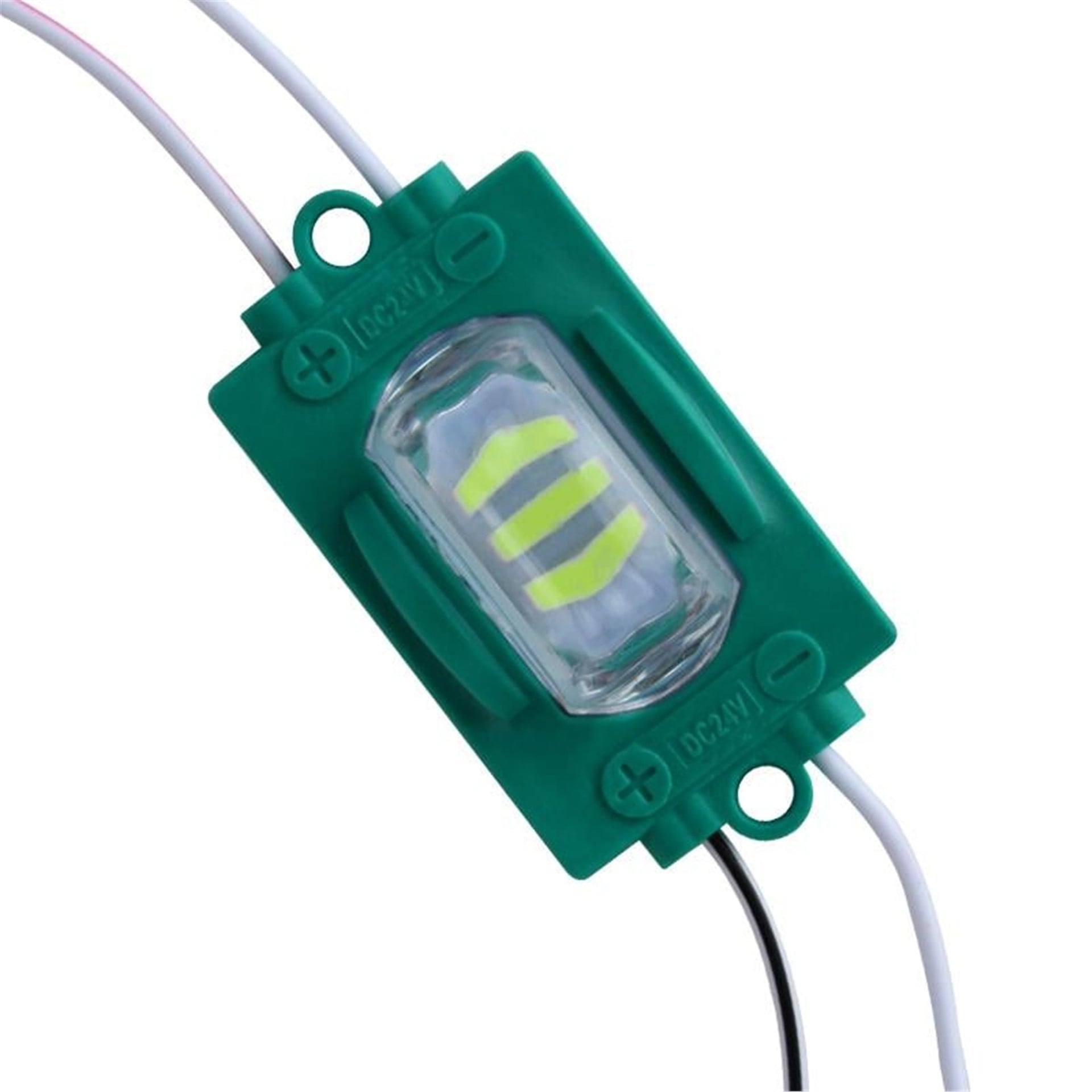 Powermaster Powermaster 24 Volt 1.4 Watt Yeşil 2835 Modül Led 48*30 - Modül Led
