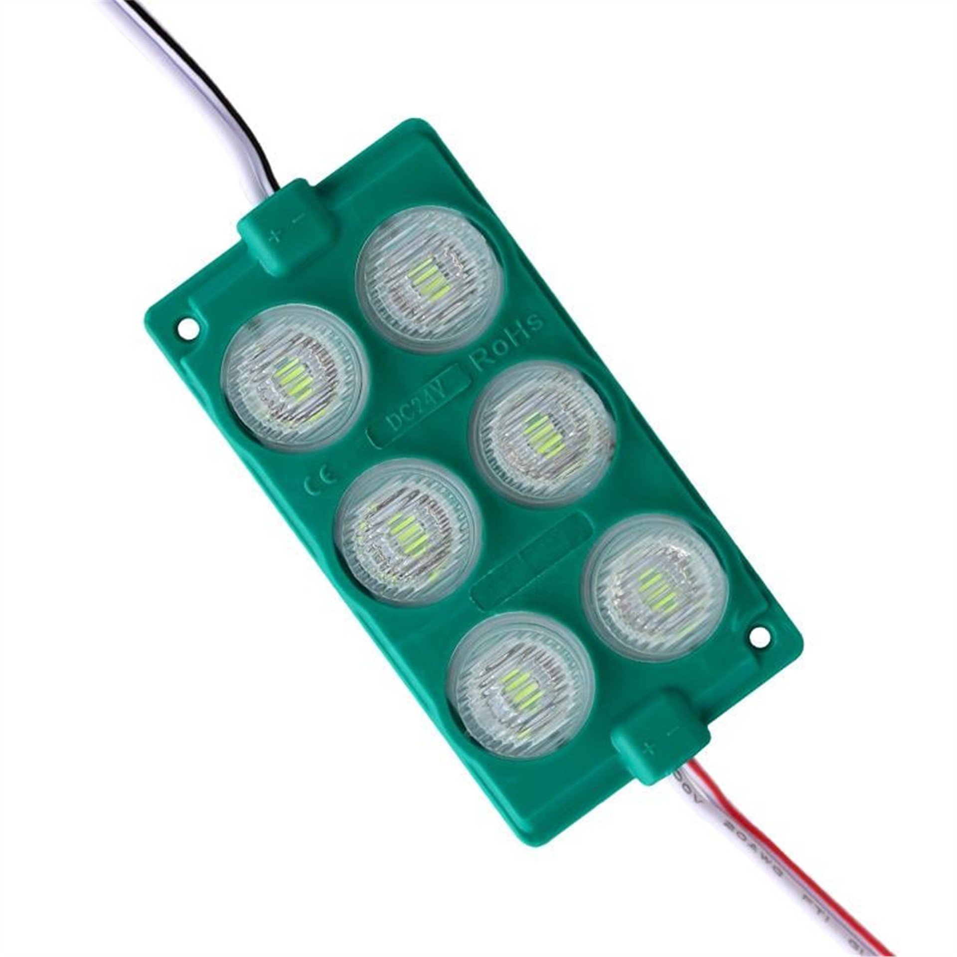Powermaster Powermaster 24 Volt 3 Watt Yeşil 3030 Modül Led 75*40 - Modül Led