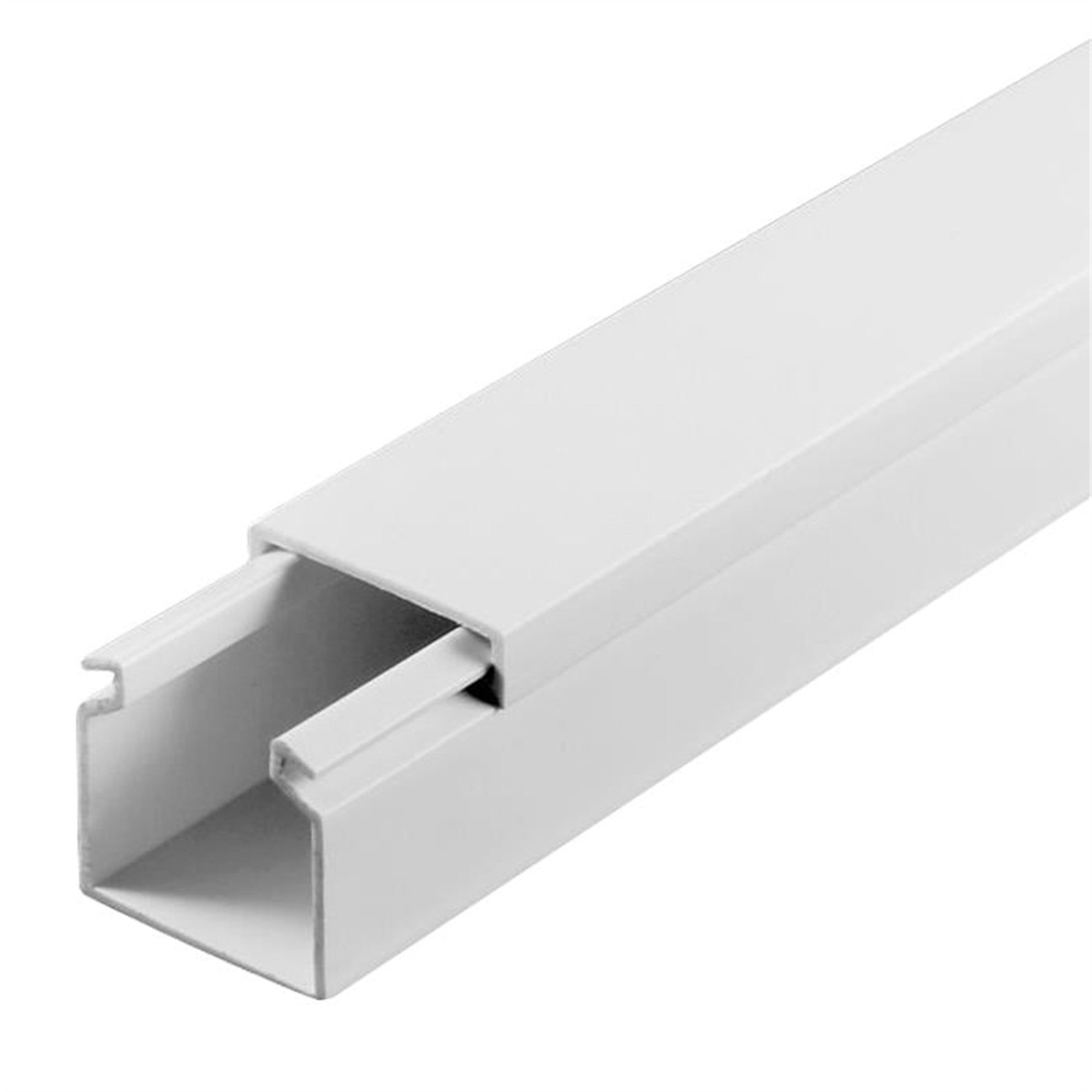 Powermaster Powermaster 25 x 25 Yapışkan Bantlı PVC Kablo Kanalı 2 Metre - Kablo Kanalları