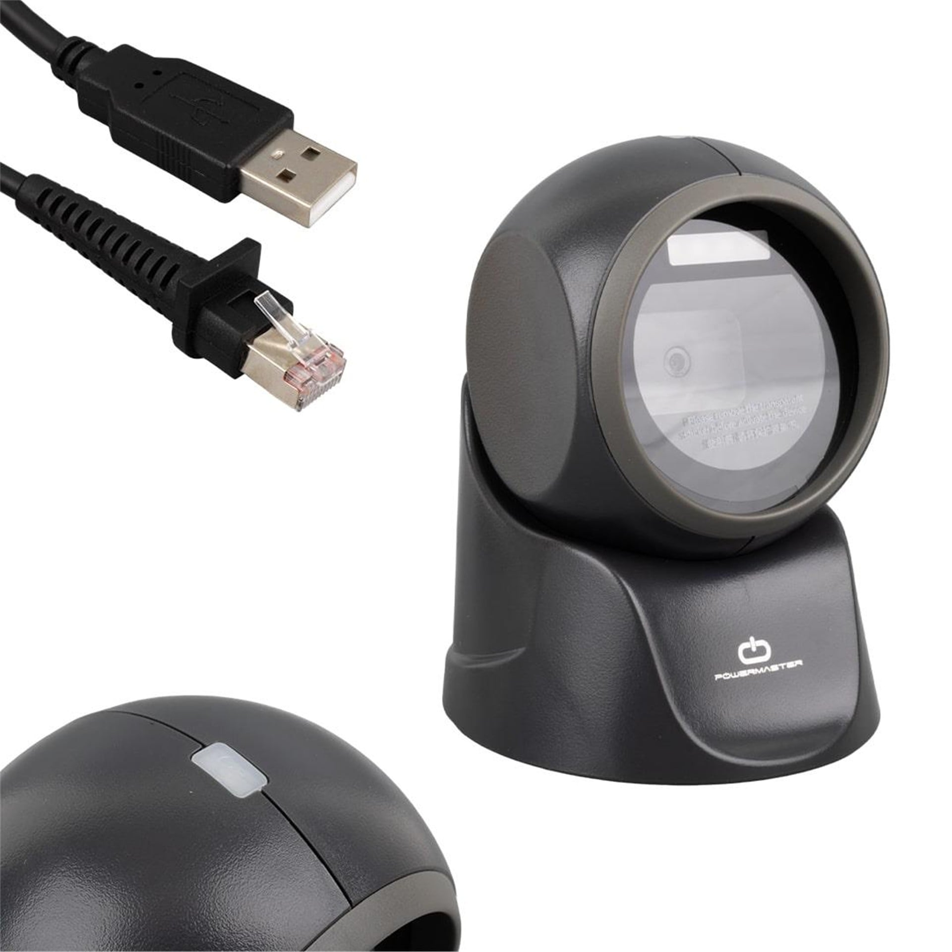 Powermaster Powermaster 2D Karekod Kablolu USB Masaüstü Barkod Okuyucu - Barkod Okuyucu